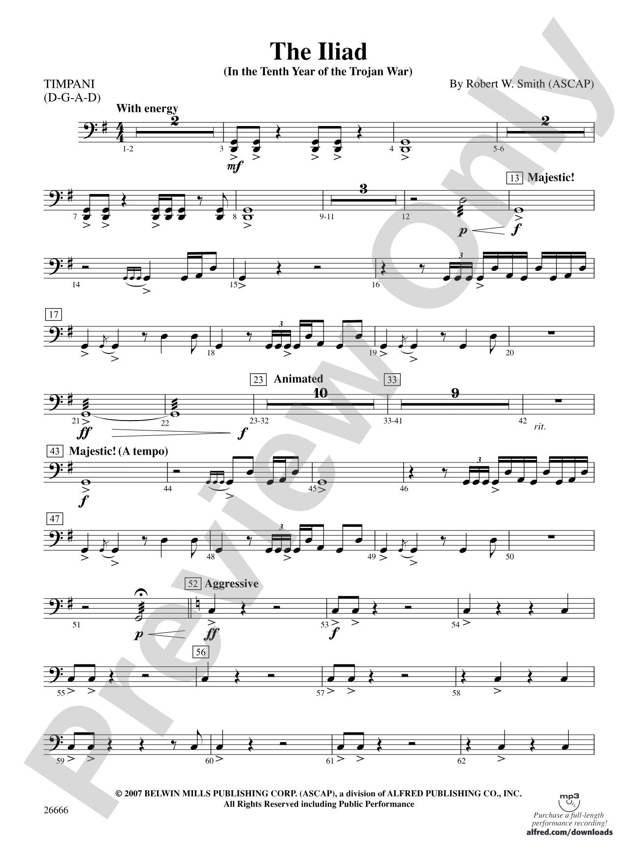 The Iliad: Timpani