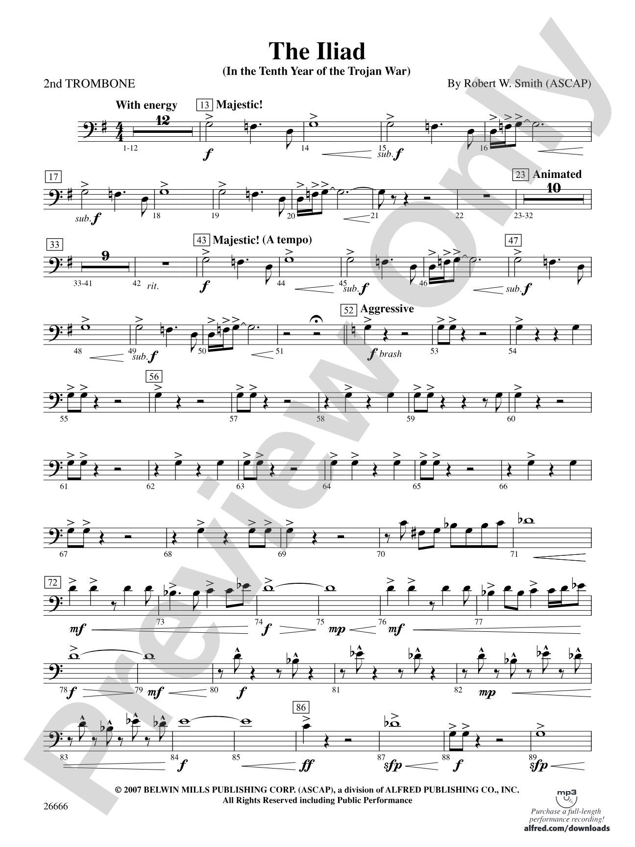 The Iliad: 2nd Trombone