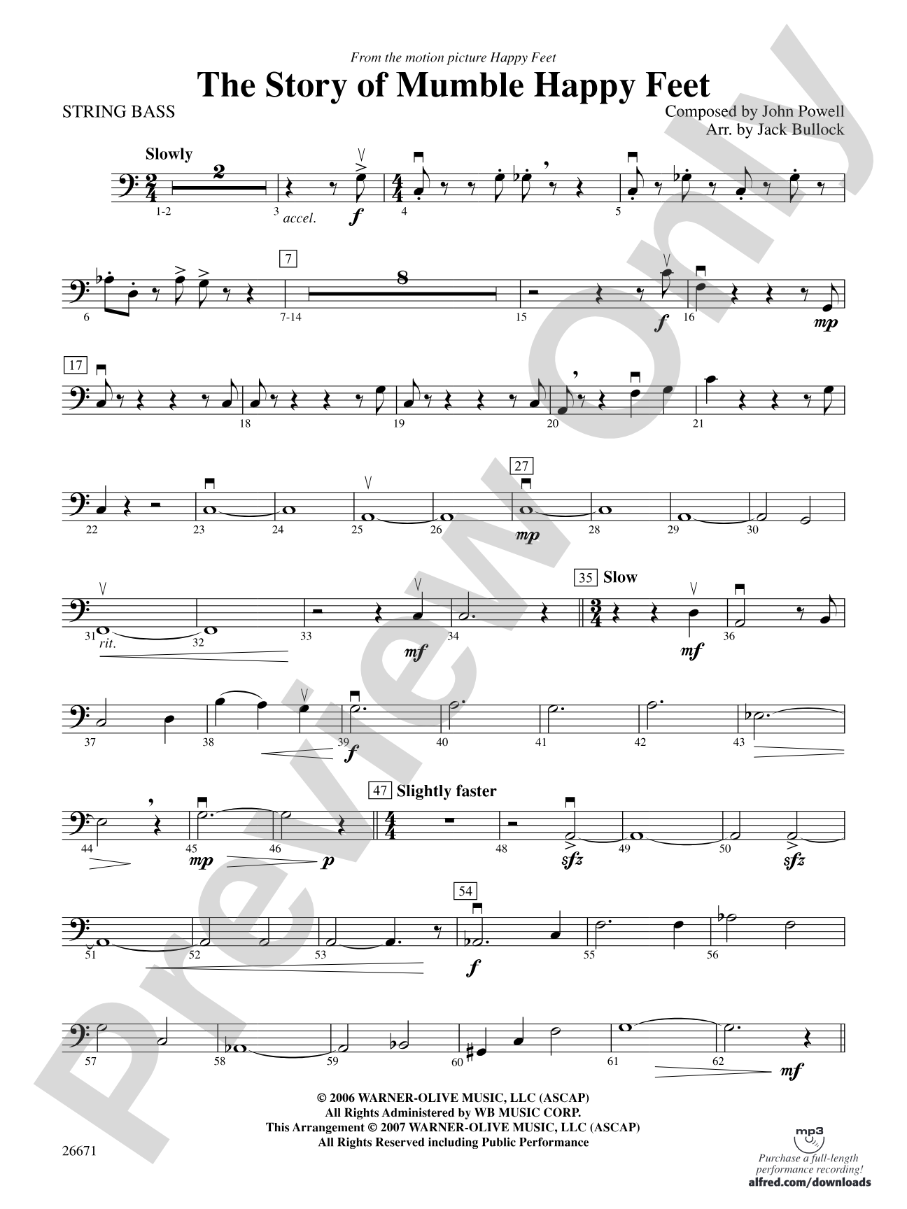 The Story of Mumble Happy Feet: String Bass