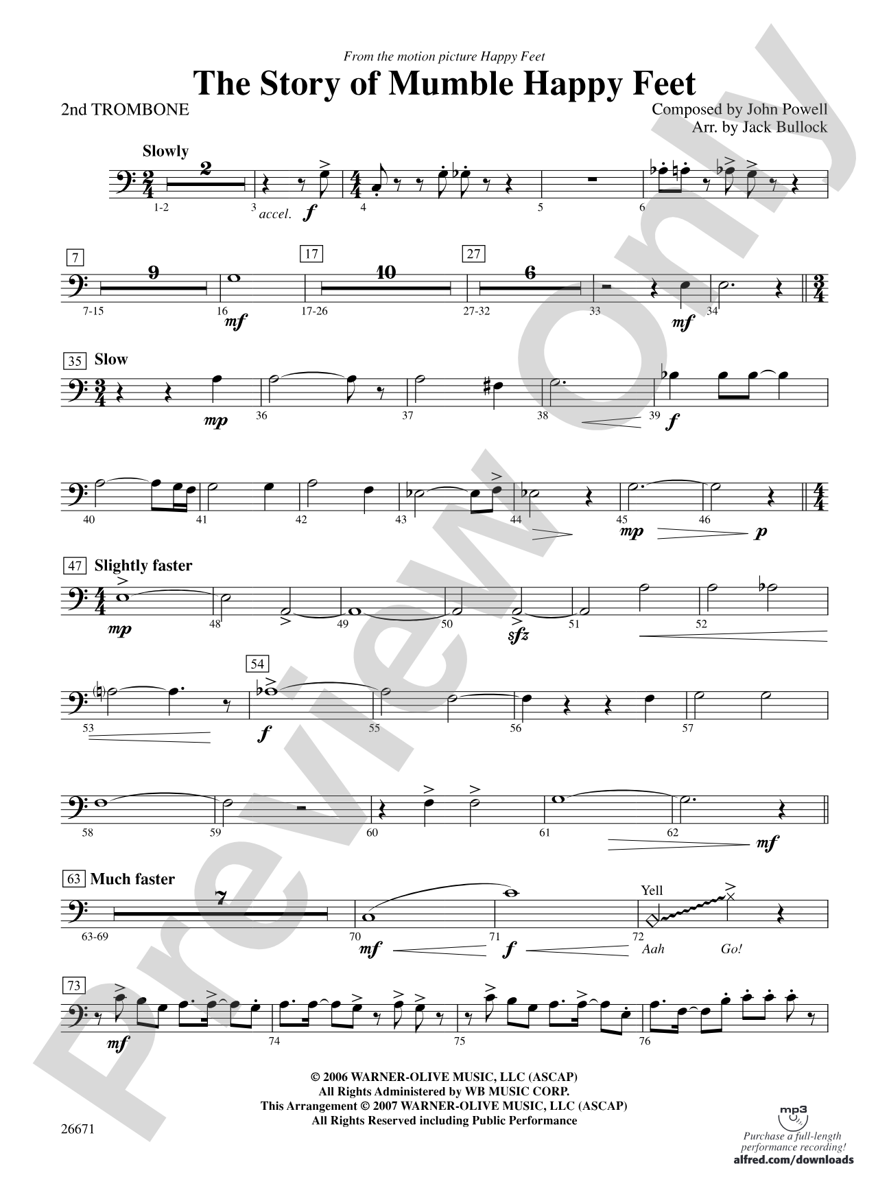 The Story of Mumble Happy Feet: 2nd Trombone