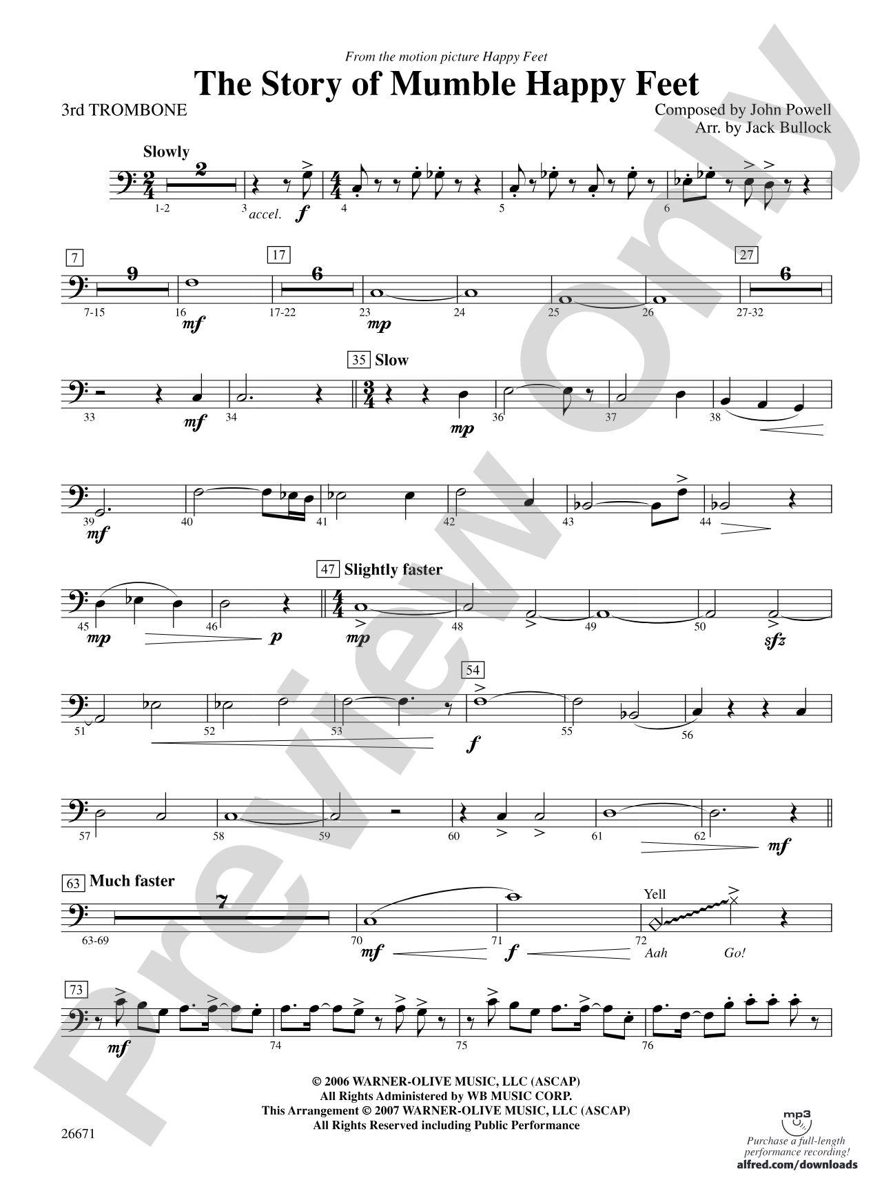 The Story of Mumble Happy Feet: 3rd Trombone