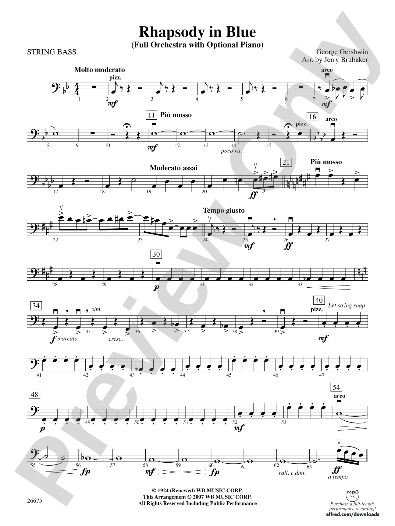 Rhapsody in Blue: String Bass