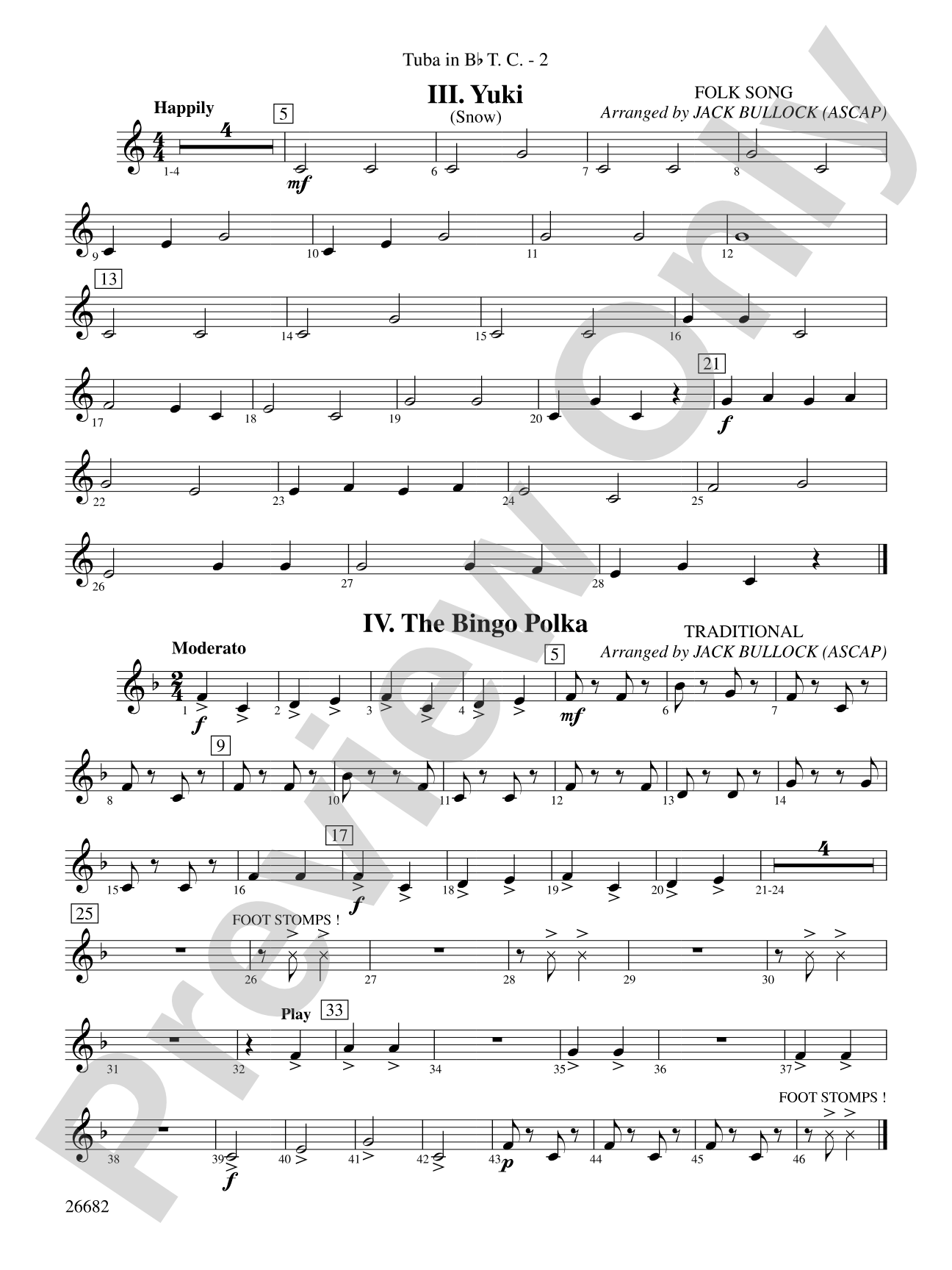Belwin Very Beginning Band Kit #3: (wp) B-flat Tuba T.C.