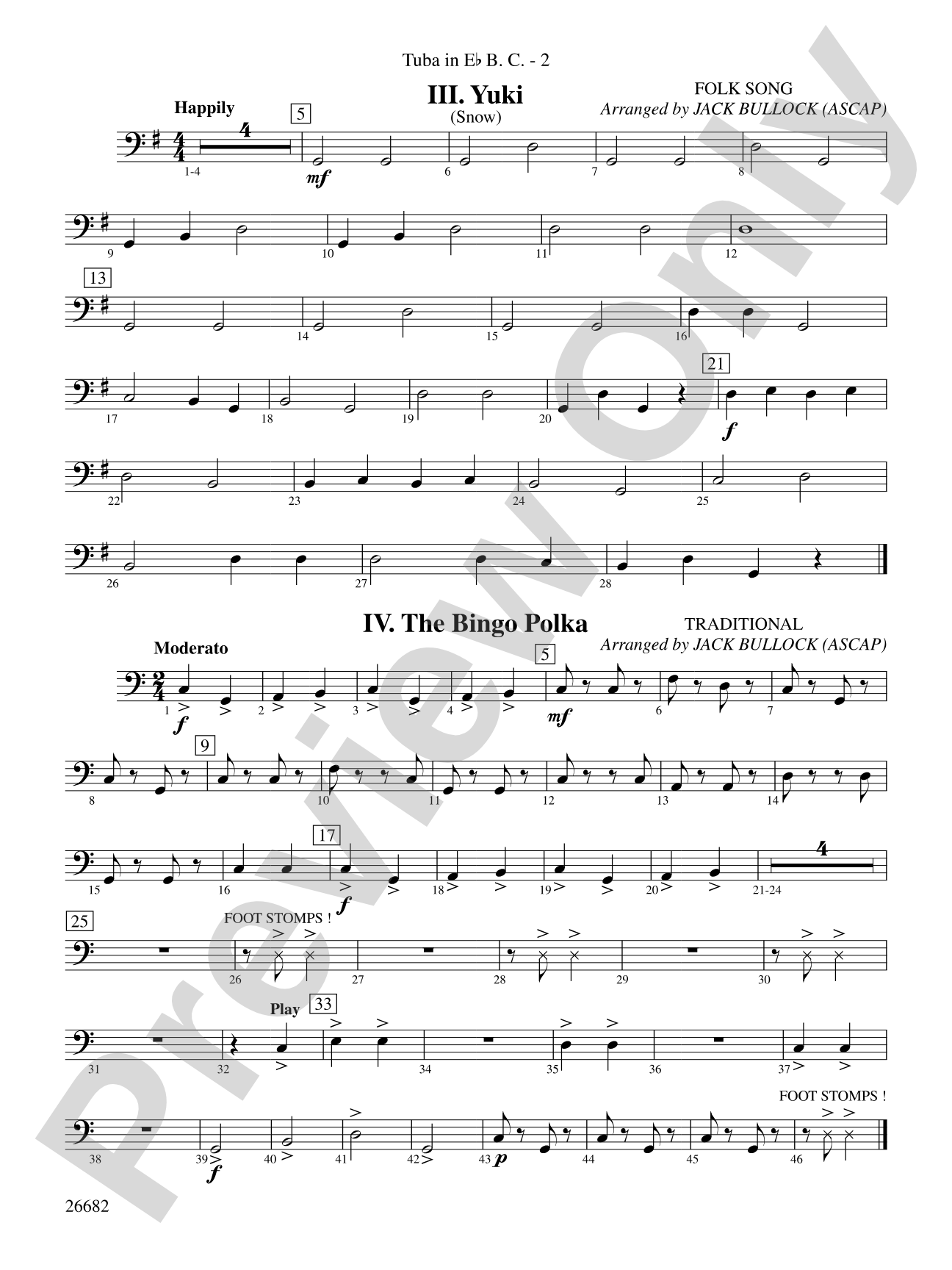 Belwin Very Beginning Band Kit #3: (wp) E-flat Tuba B.C.