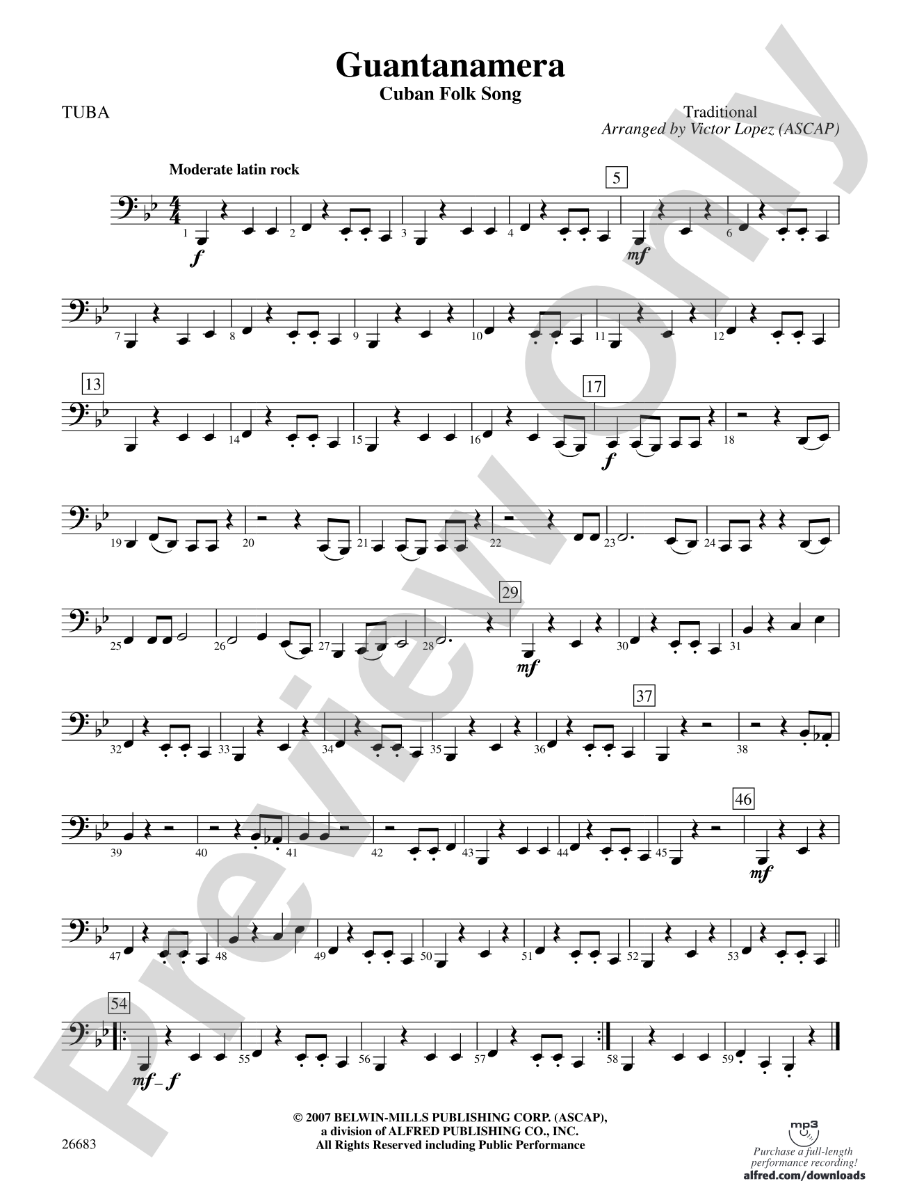 Guantanamera: Tuba