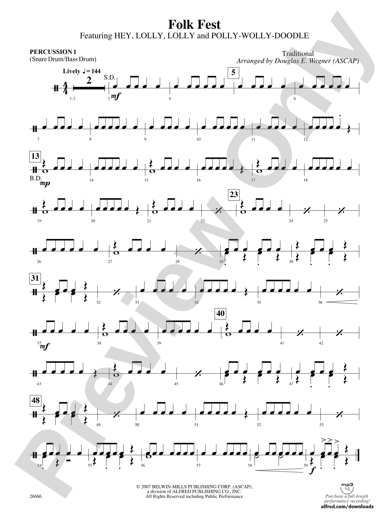Folk Fest: 1st Percussion