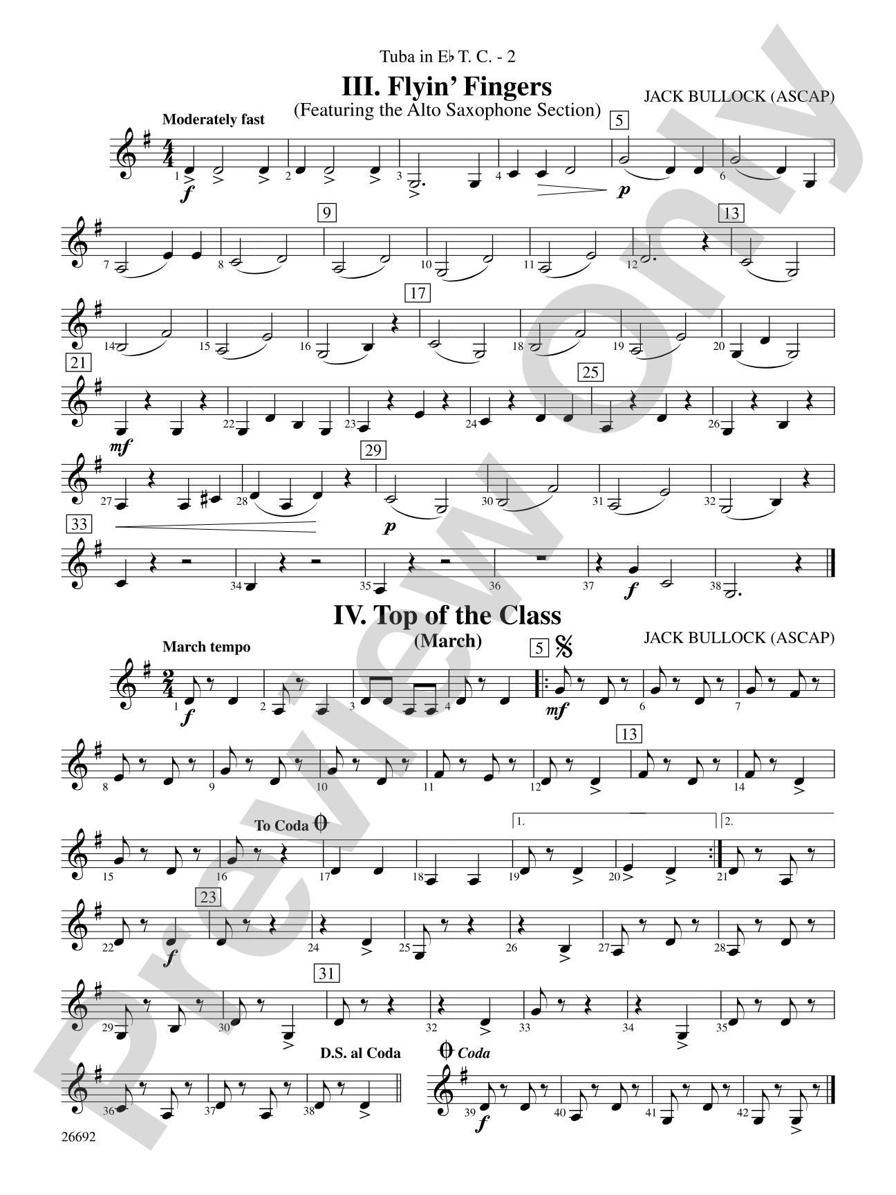 Belwin Beginning Band Kit #3: (wp) E-flat Tuba T.C.