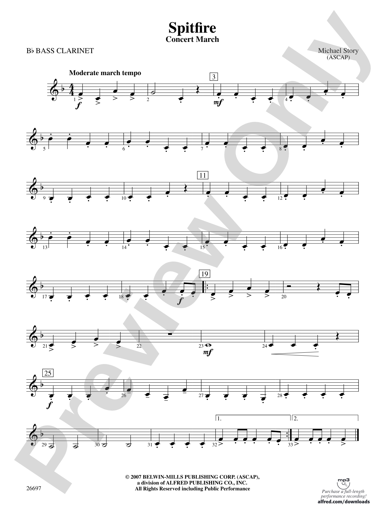 Spitfire: B-flat Bass Clarinet