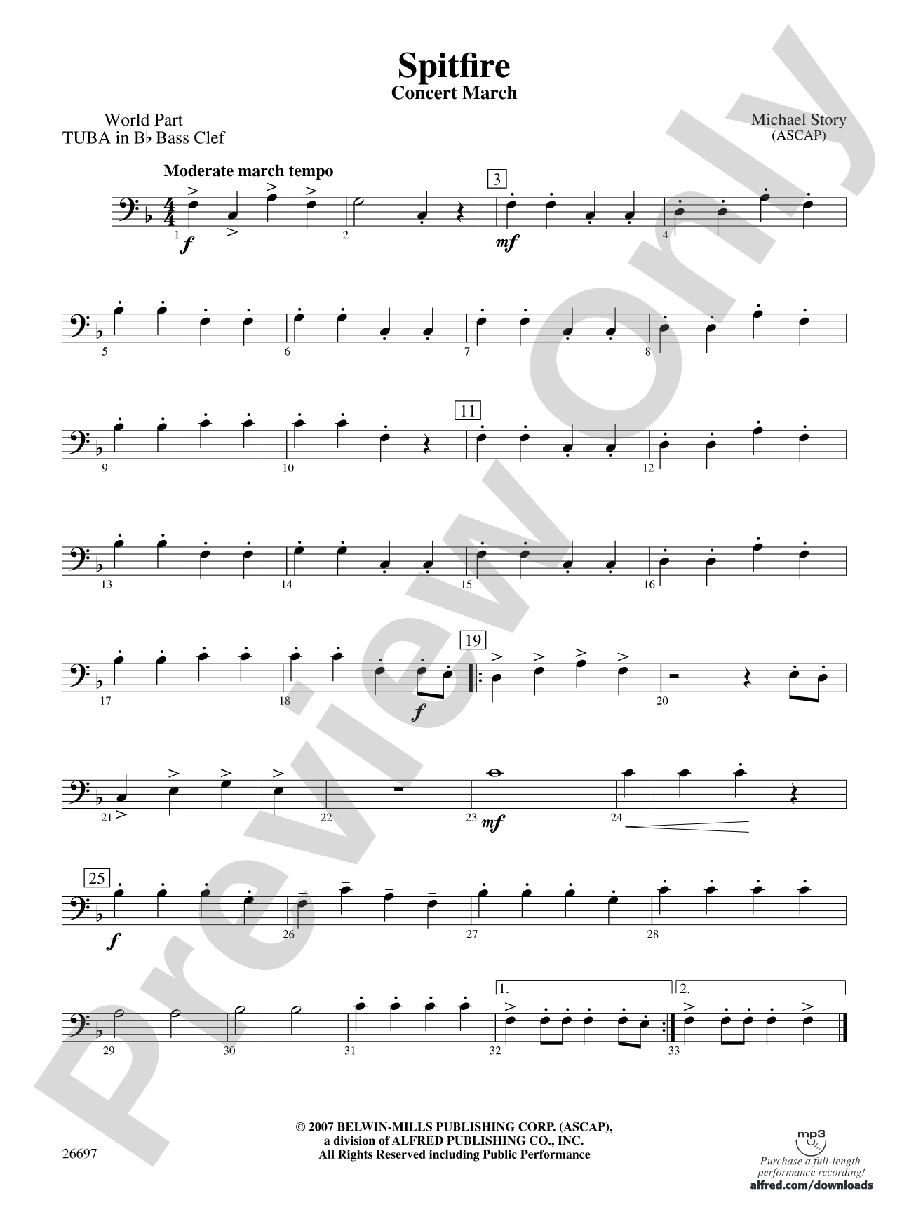 Spitfire: (wp) B-flat Tuba B.C.