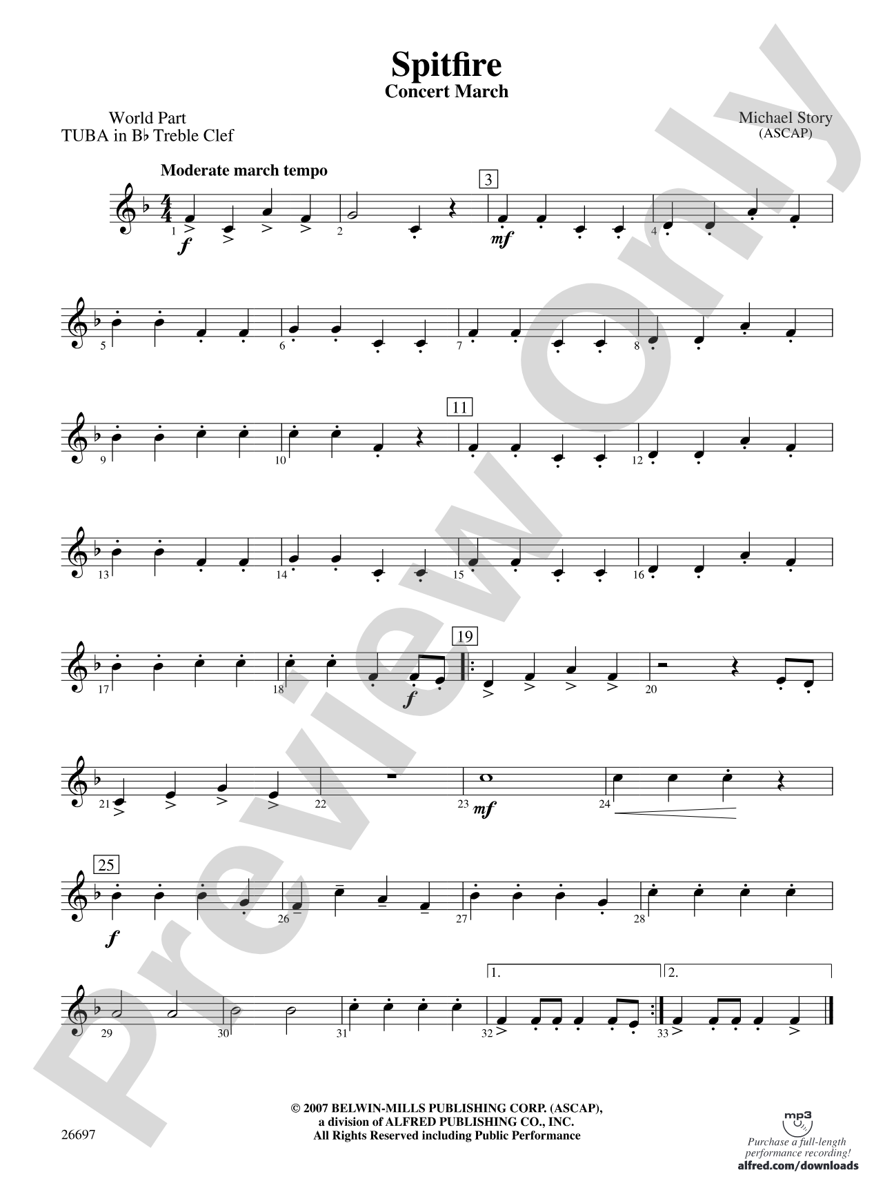 Spitfire: (wp) B-flat Tuba T.C.