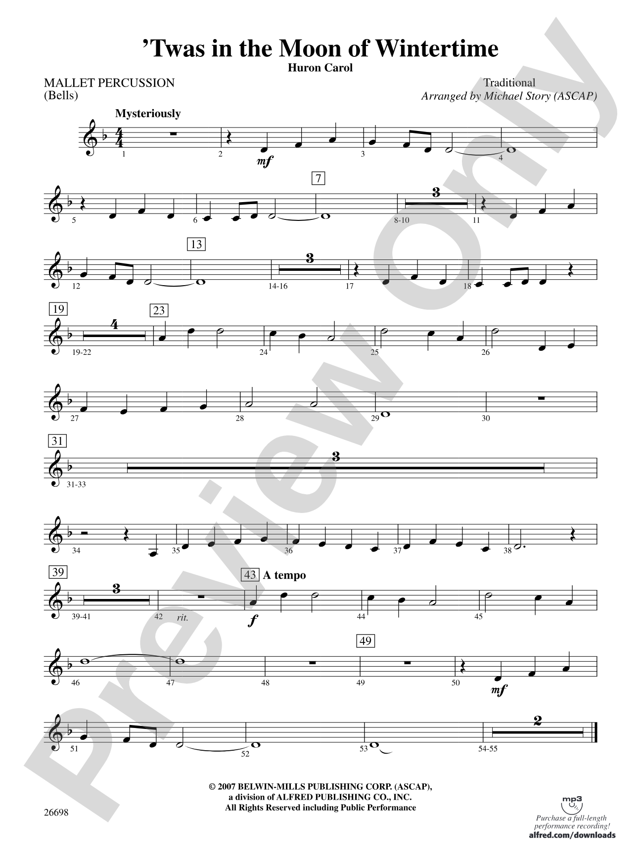 'Twas in the Moon of Wintertime: Mallets