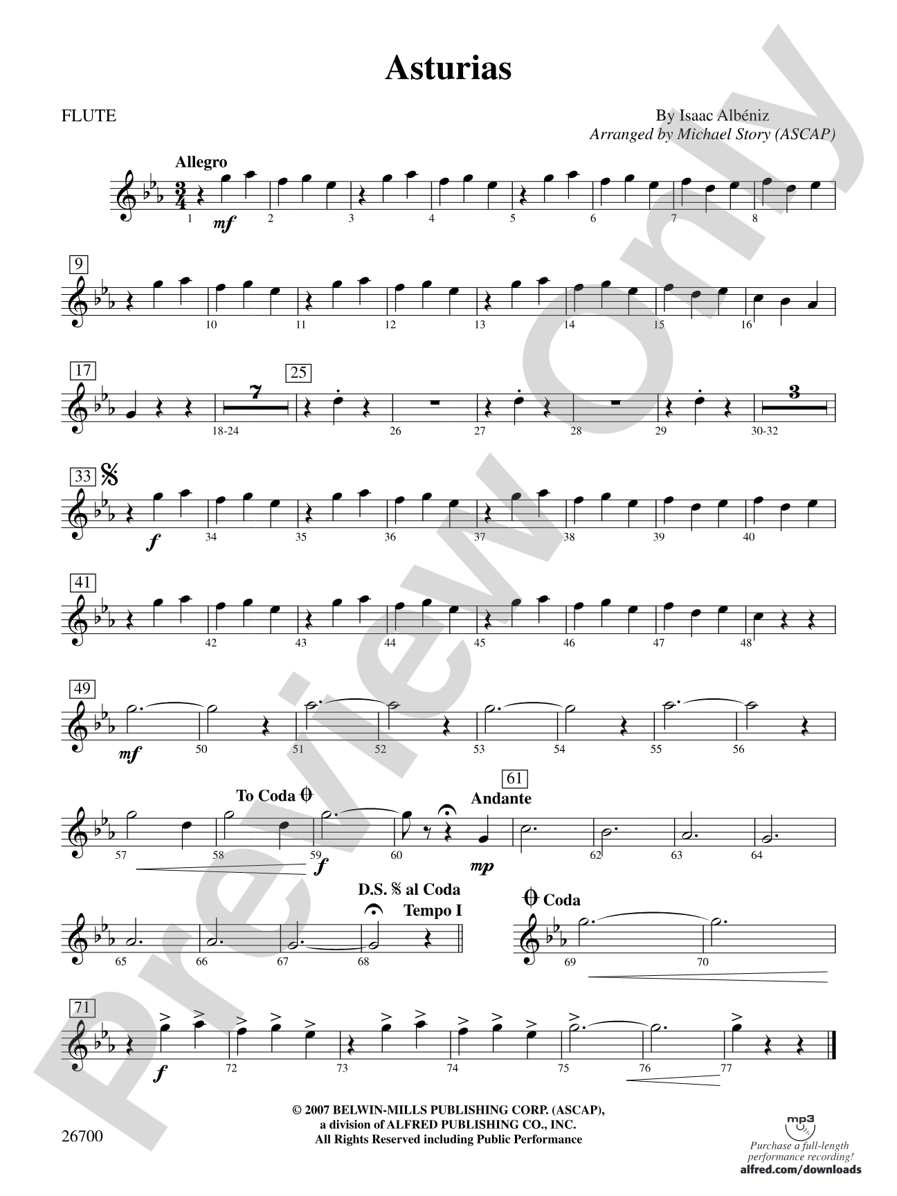 Asturias: Flute