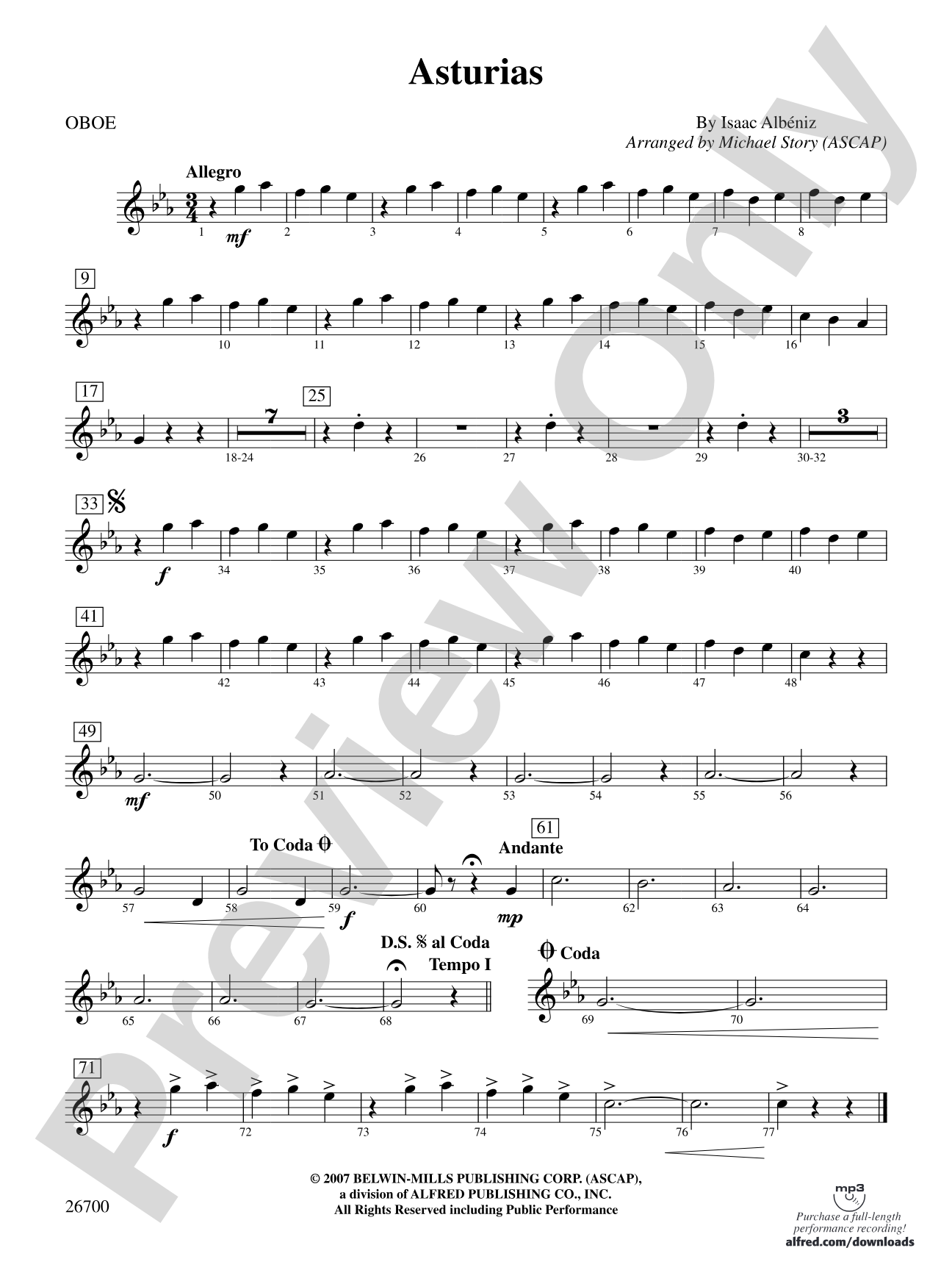 Asturias: Oboe