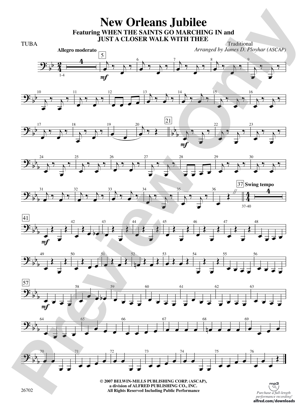 New Orleans Jubilee: Tuba