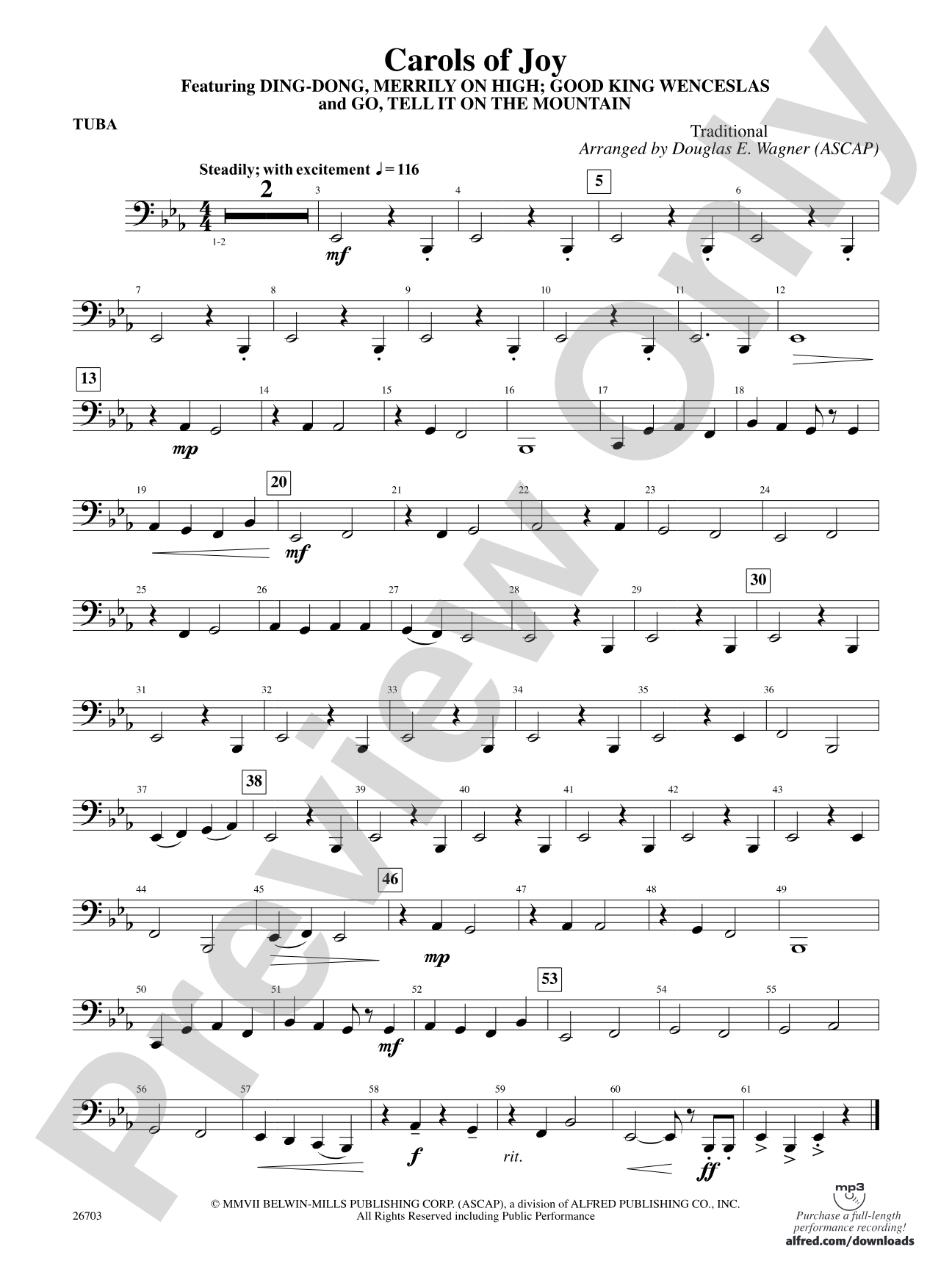 Carols of Joy: Tuba