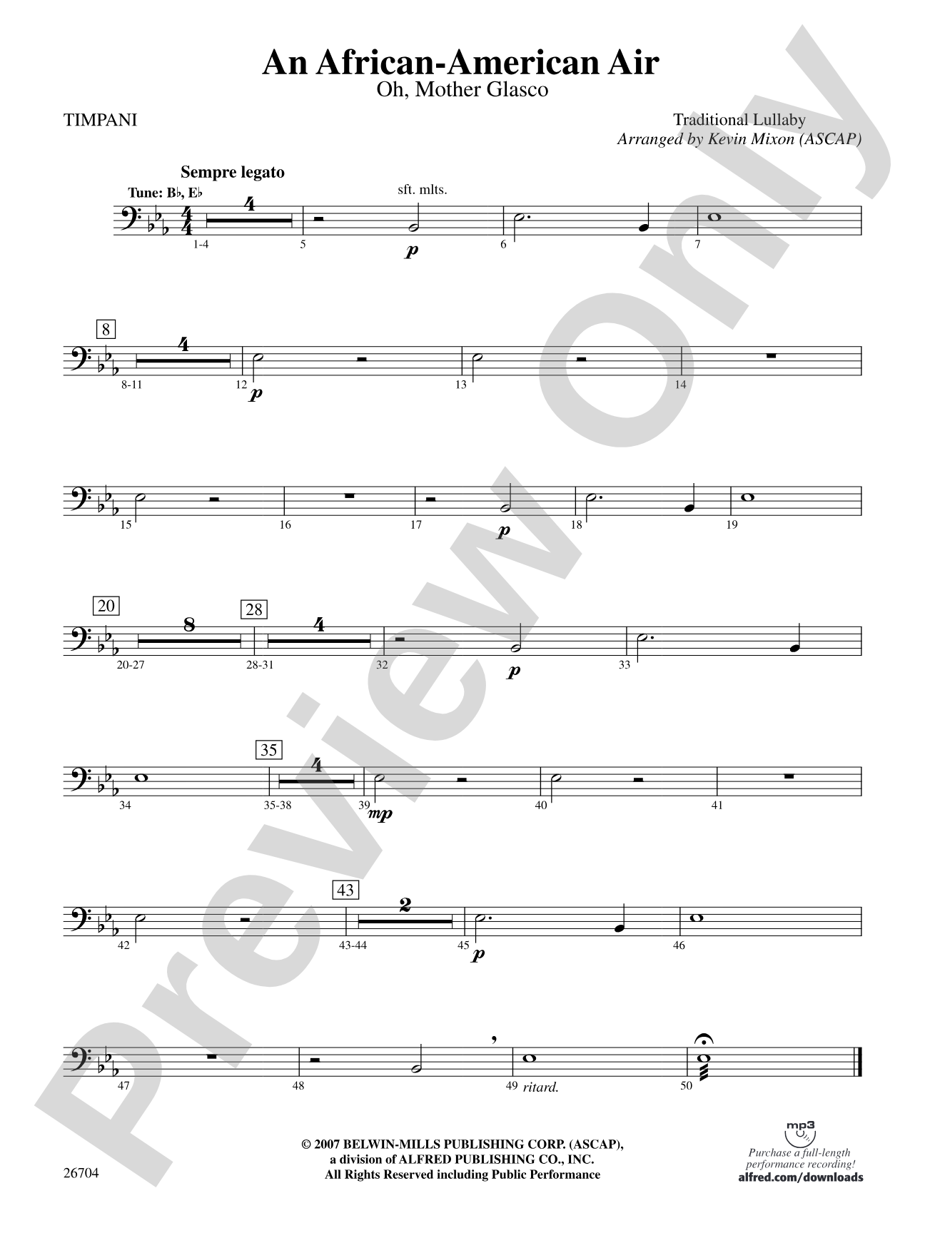 An African-American Air: Timpani