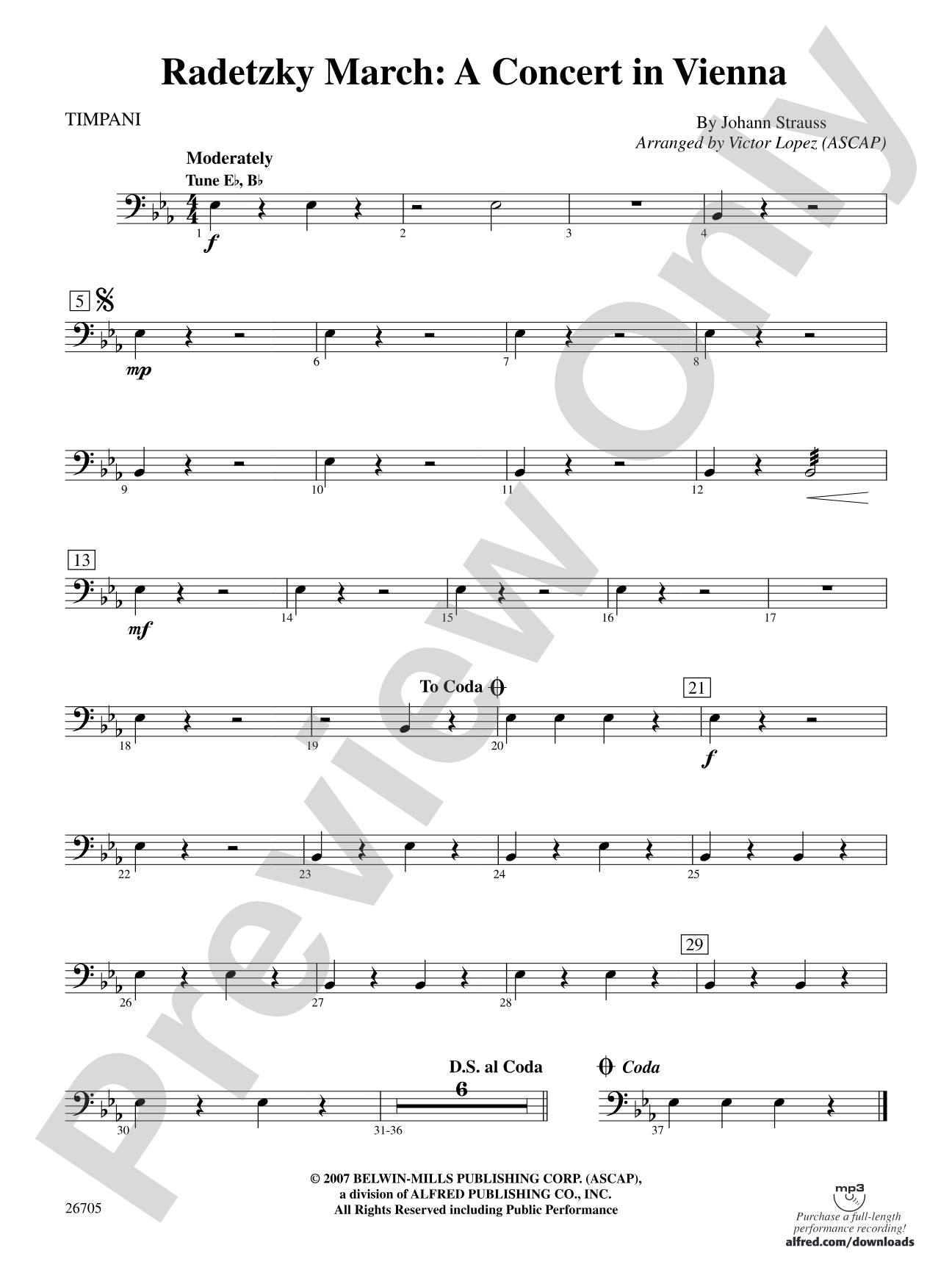 Radetzky March: A Concert in Vienna: Timpani