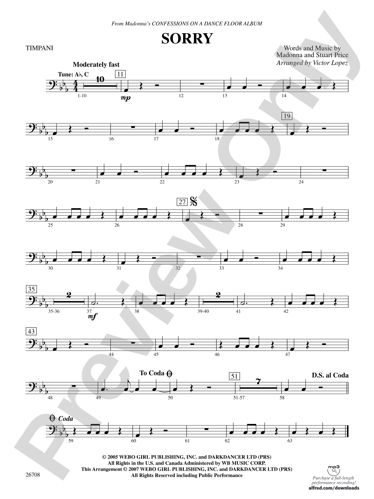 Sorry: Timpani