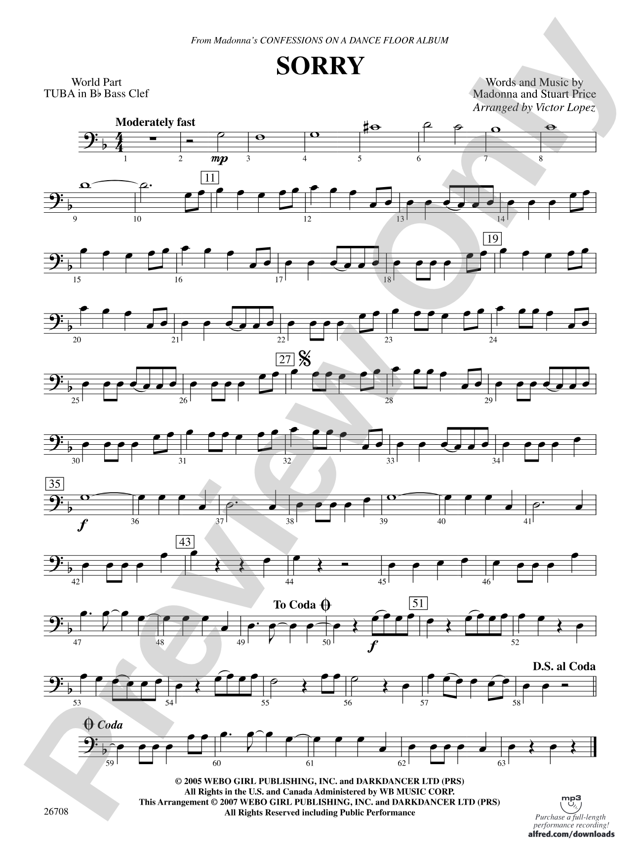 Sorry: (wp) B-flat Tuba B.C.