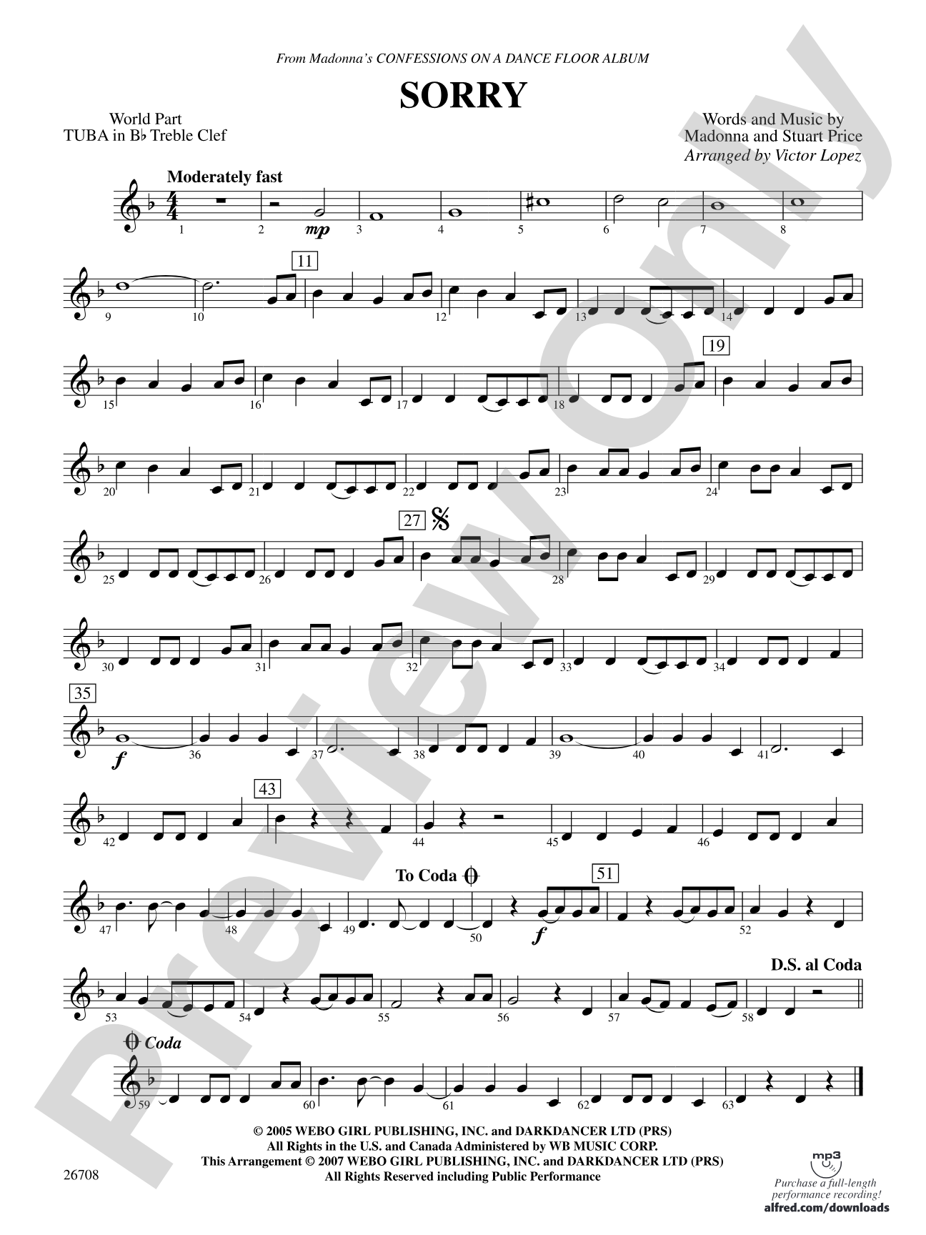 Sorry: (wp) B-flat Tuba T.C.