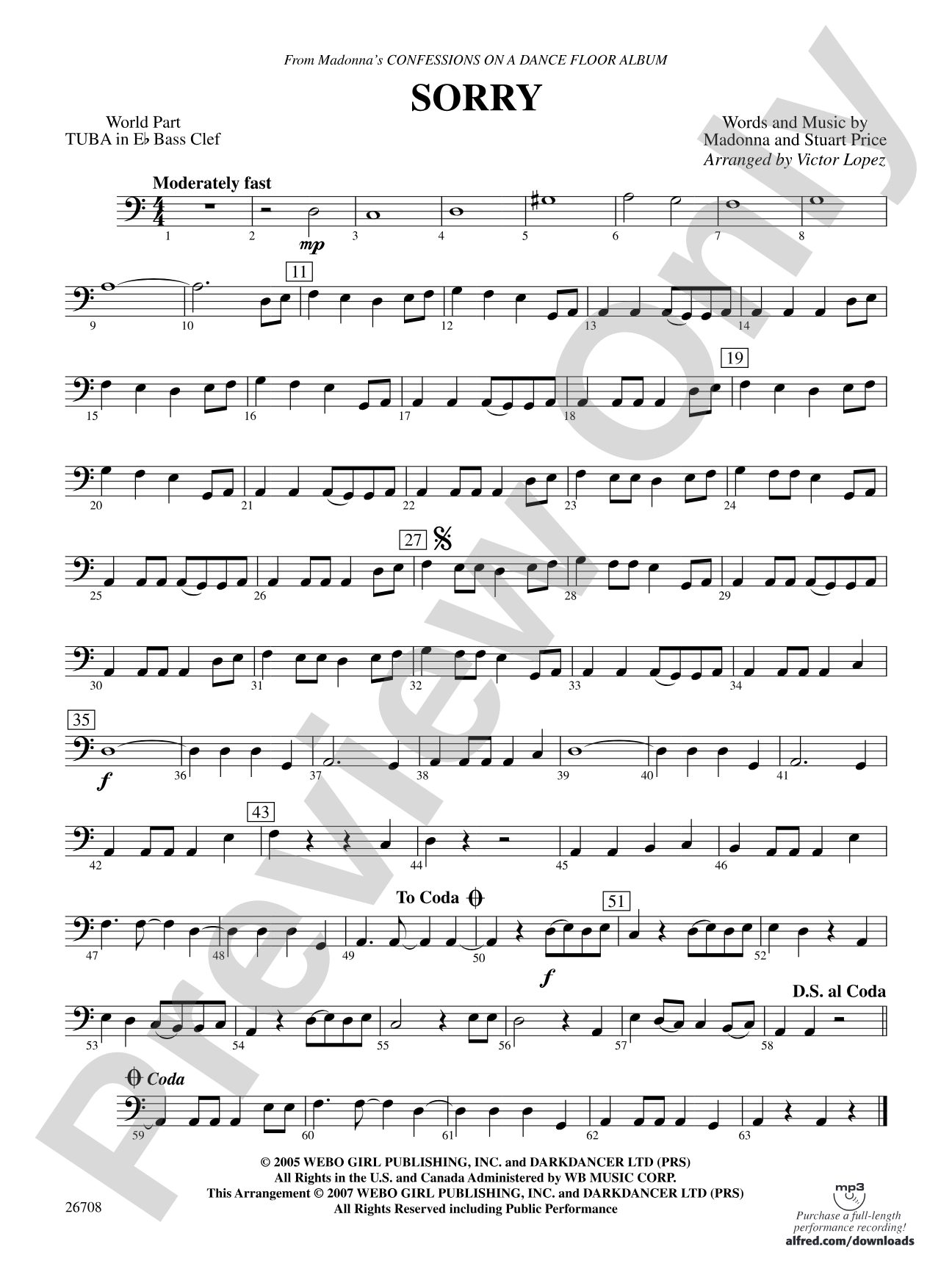 Sorry: (wp) E-flat Tuba B.C.