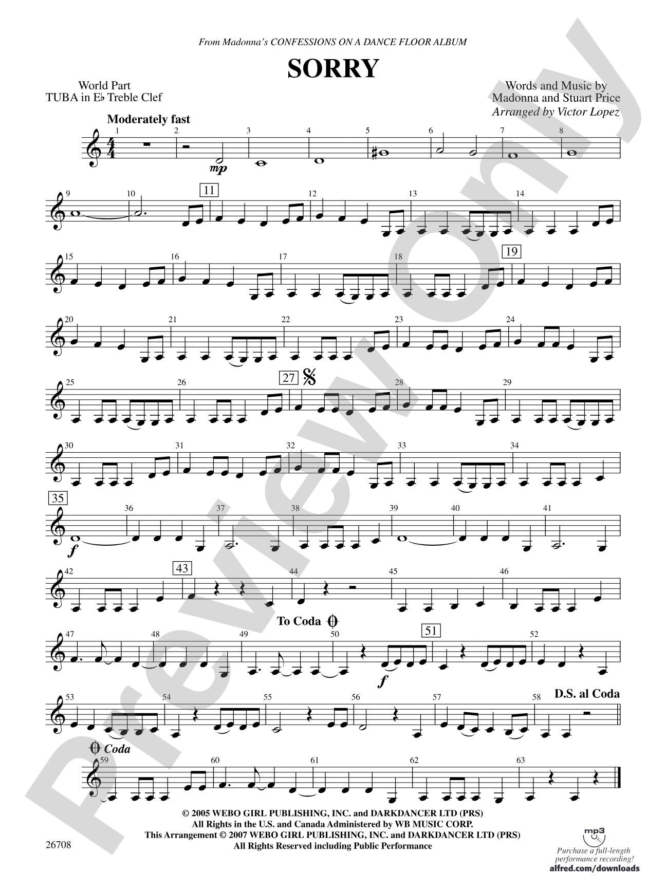 Sorry: (wp) E-flat Tuba T.C.