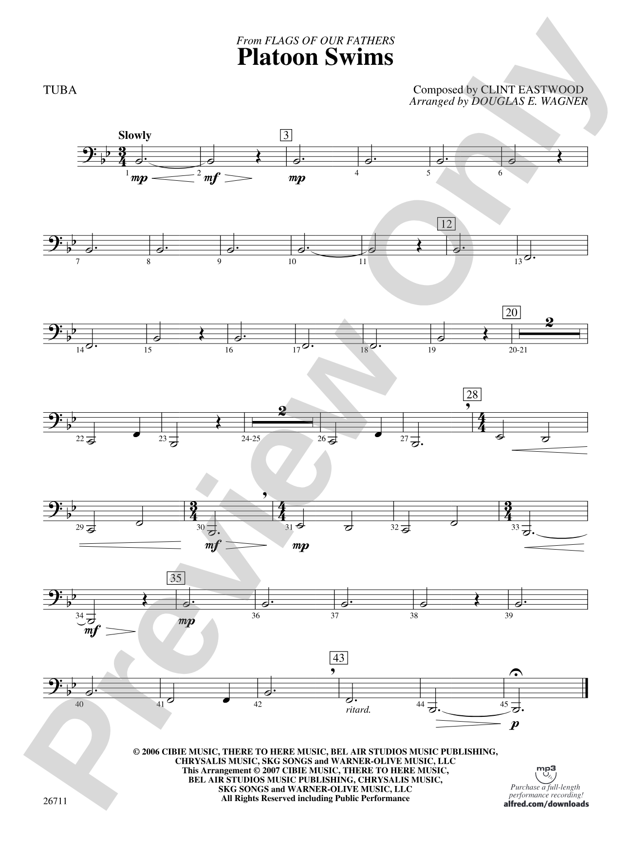 Platoon Swims: Tuba