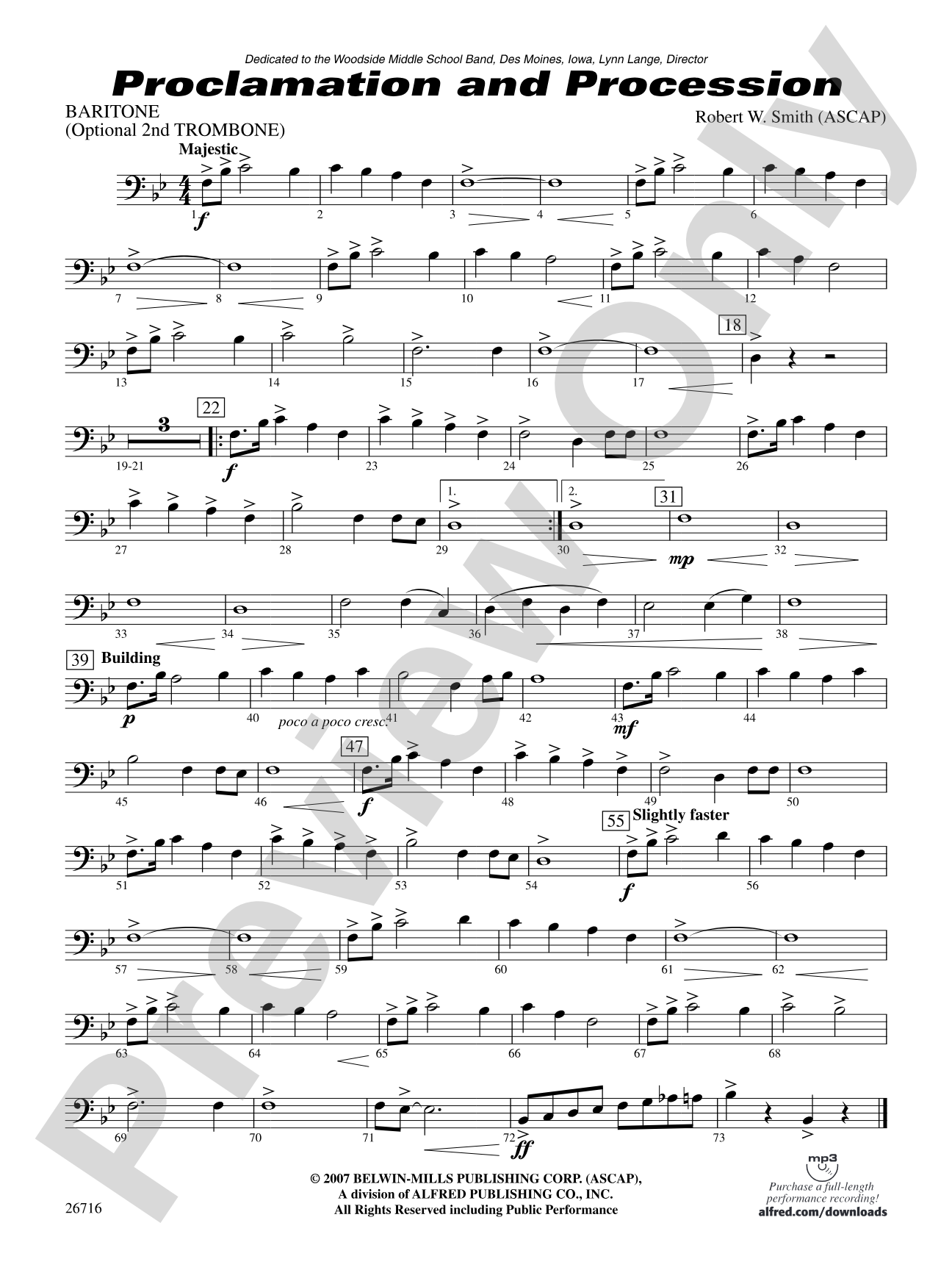 Proclamation and Procession: Baritone B.C.