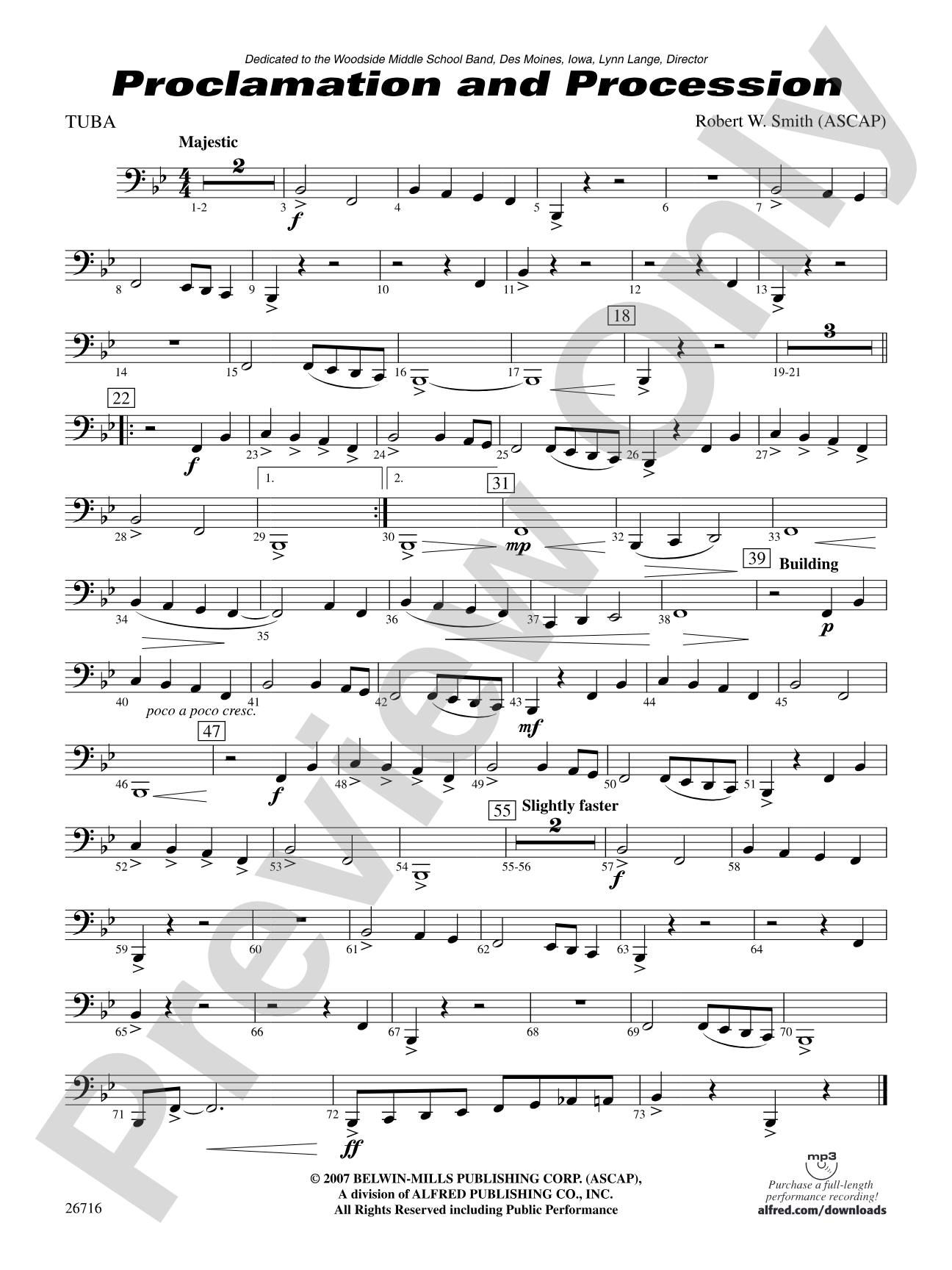 Proclamation and Procession: Tuba