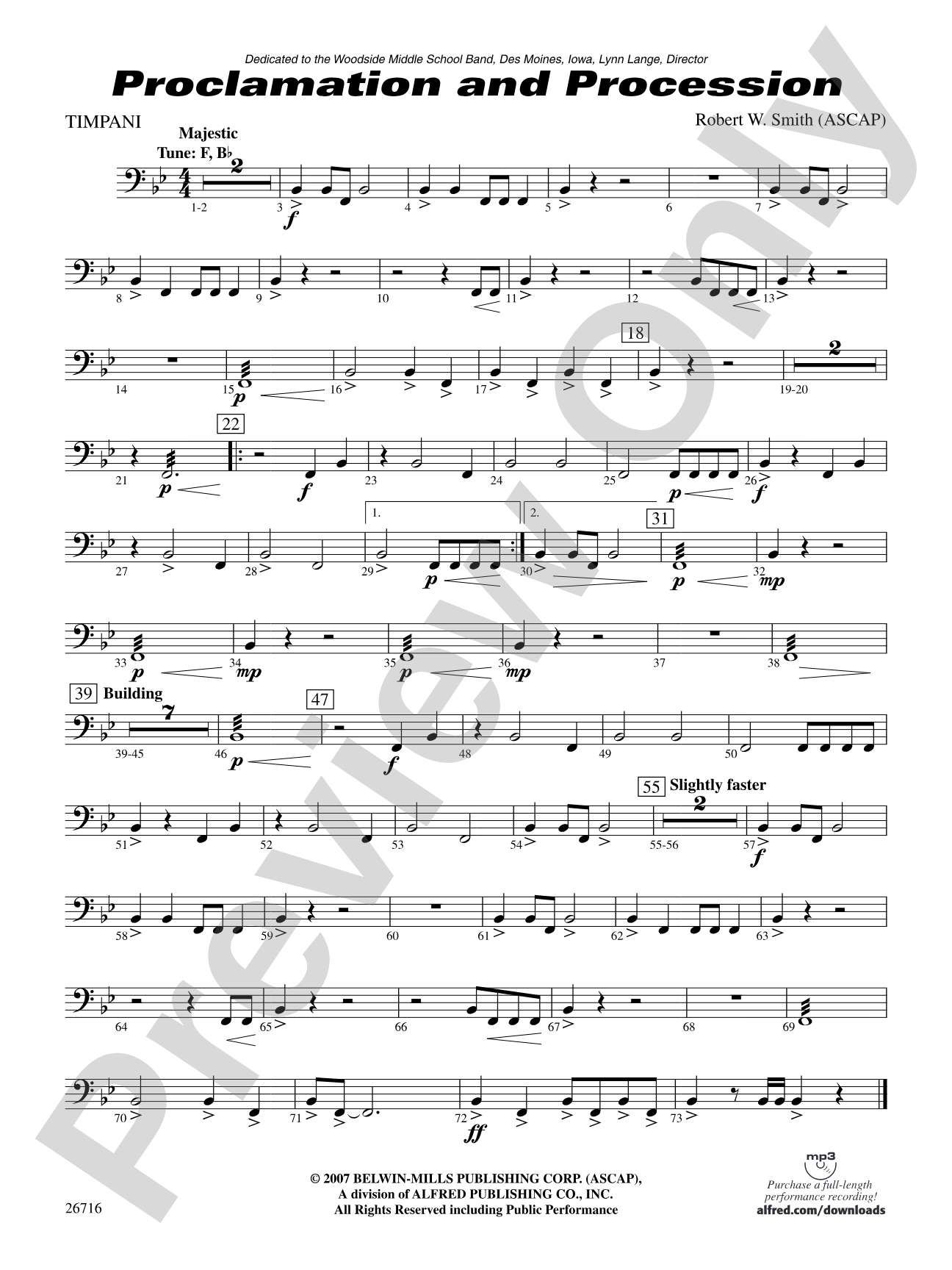 Proclamation and Procession: Timpani