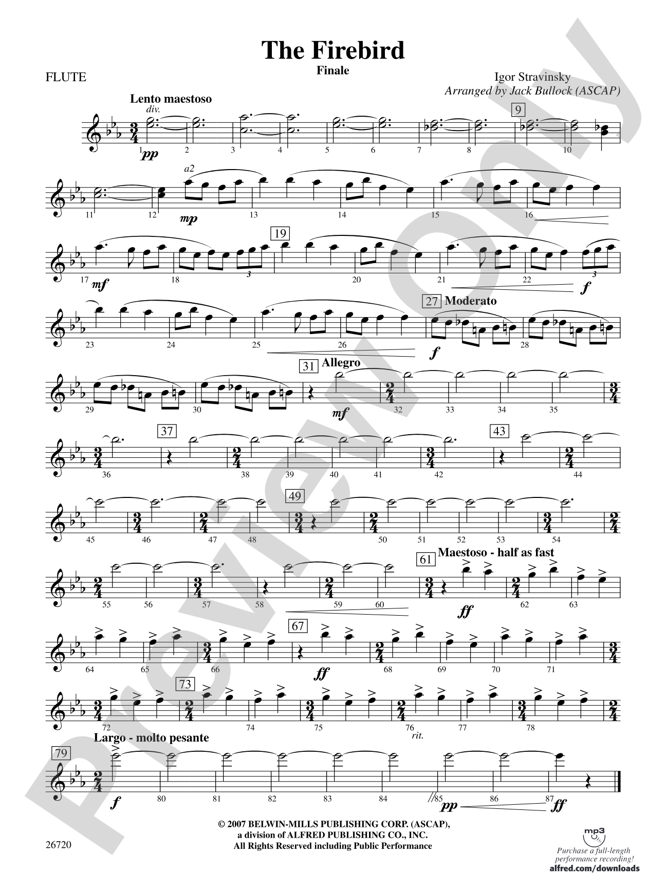 The Firebird: Flute