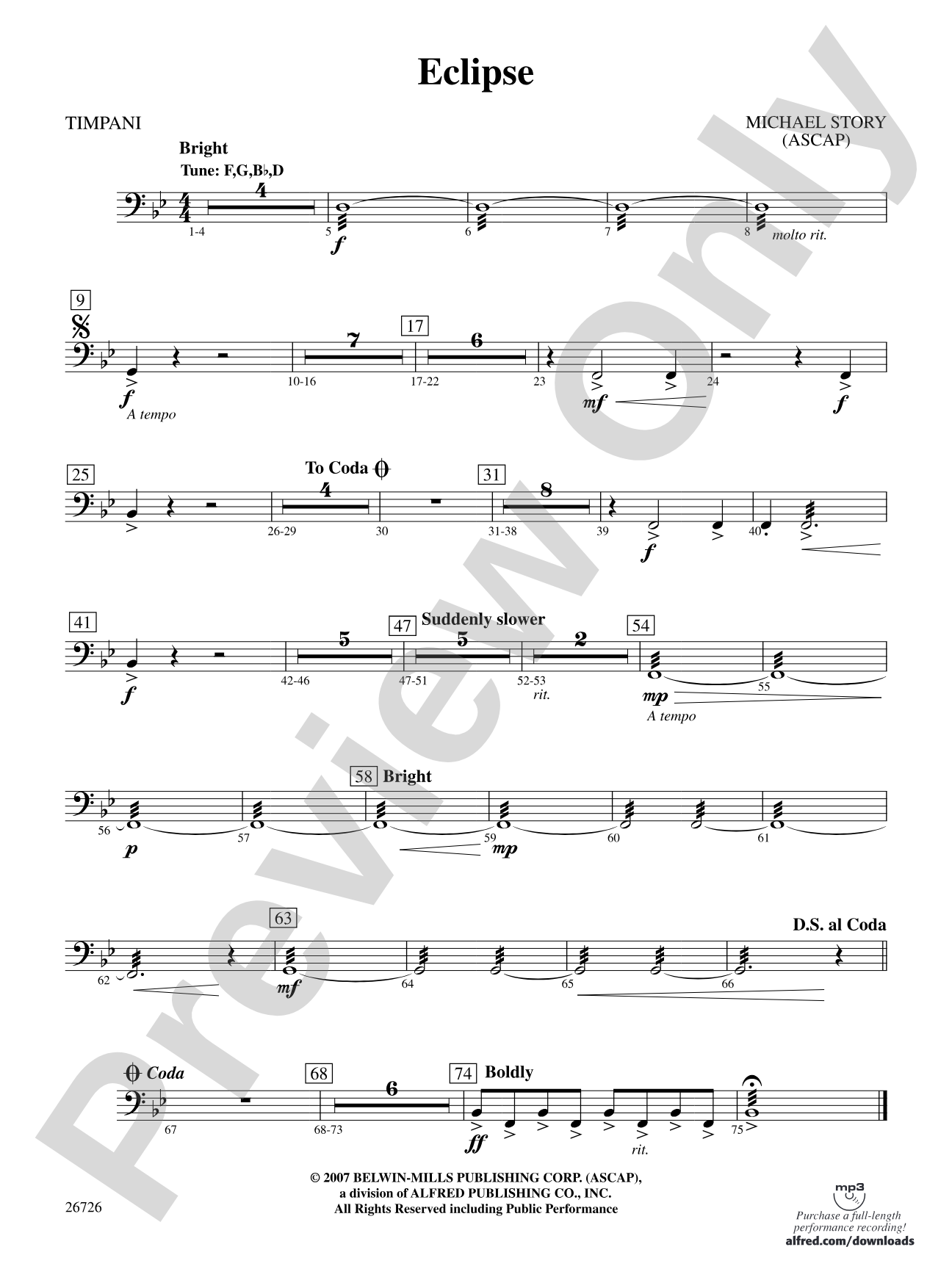 Eclipse: Timpani