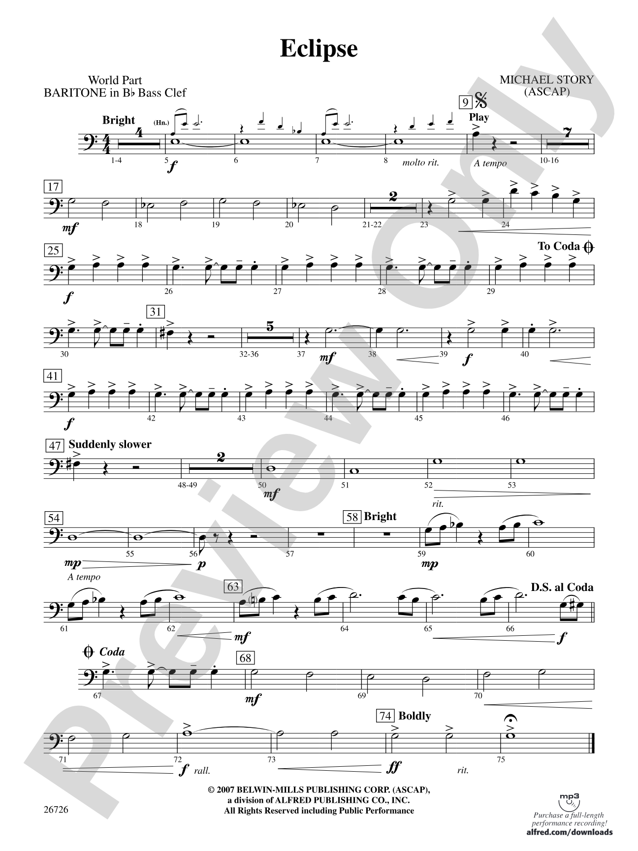 Eclipse: (wp) B-flat Baritone B.C.