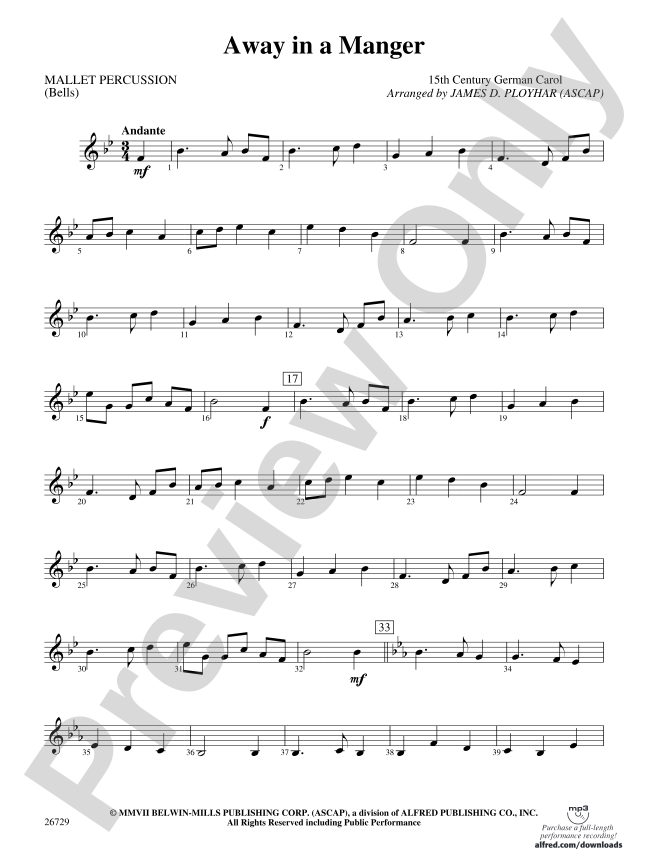 Away in a Manger: Mallets