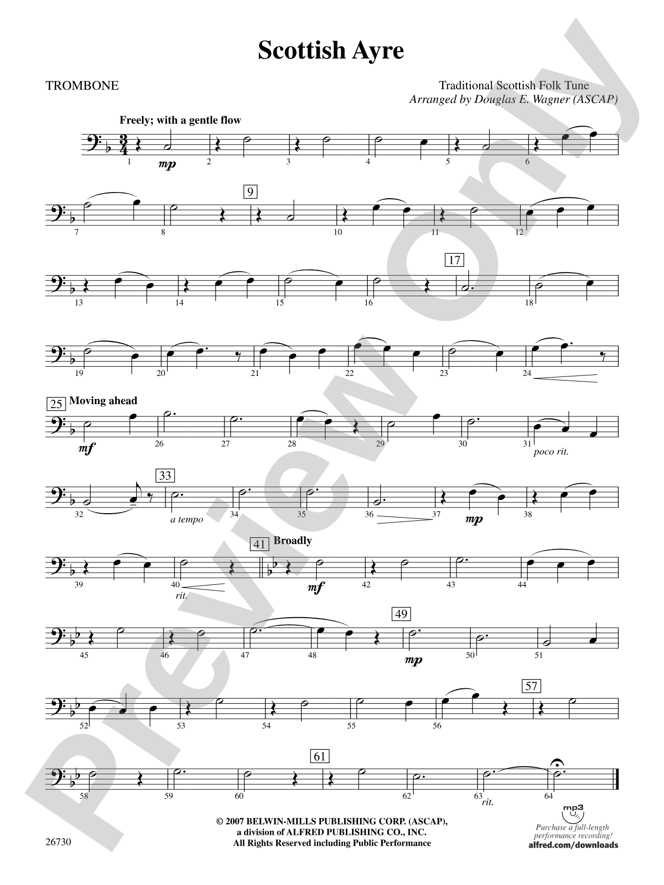 Scottish Ayre: 1st Trombone