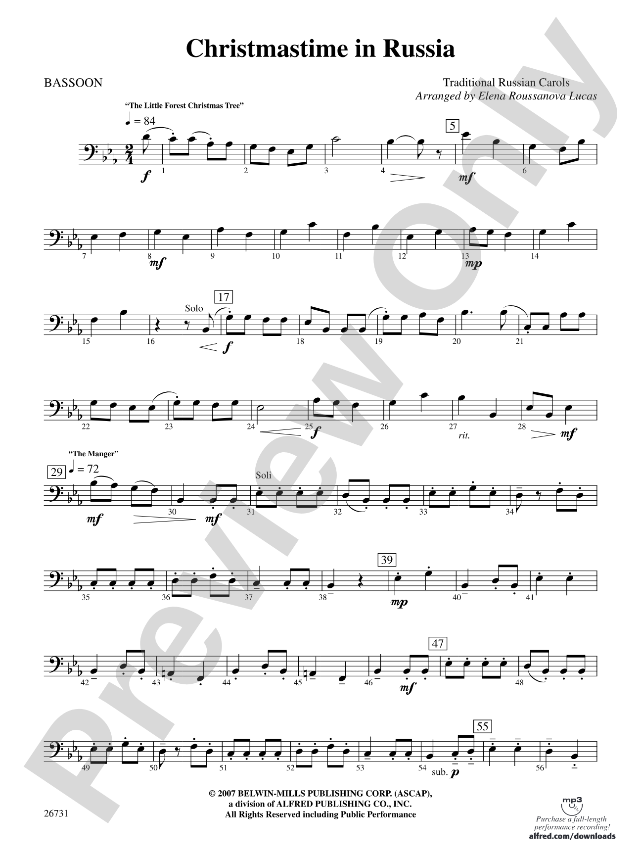 Christmastime in Russia: Bassoon