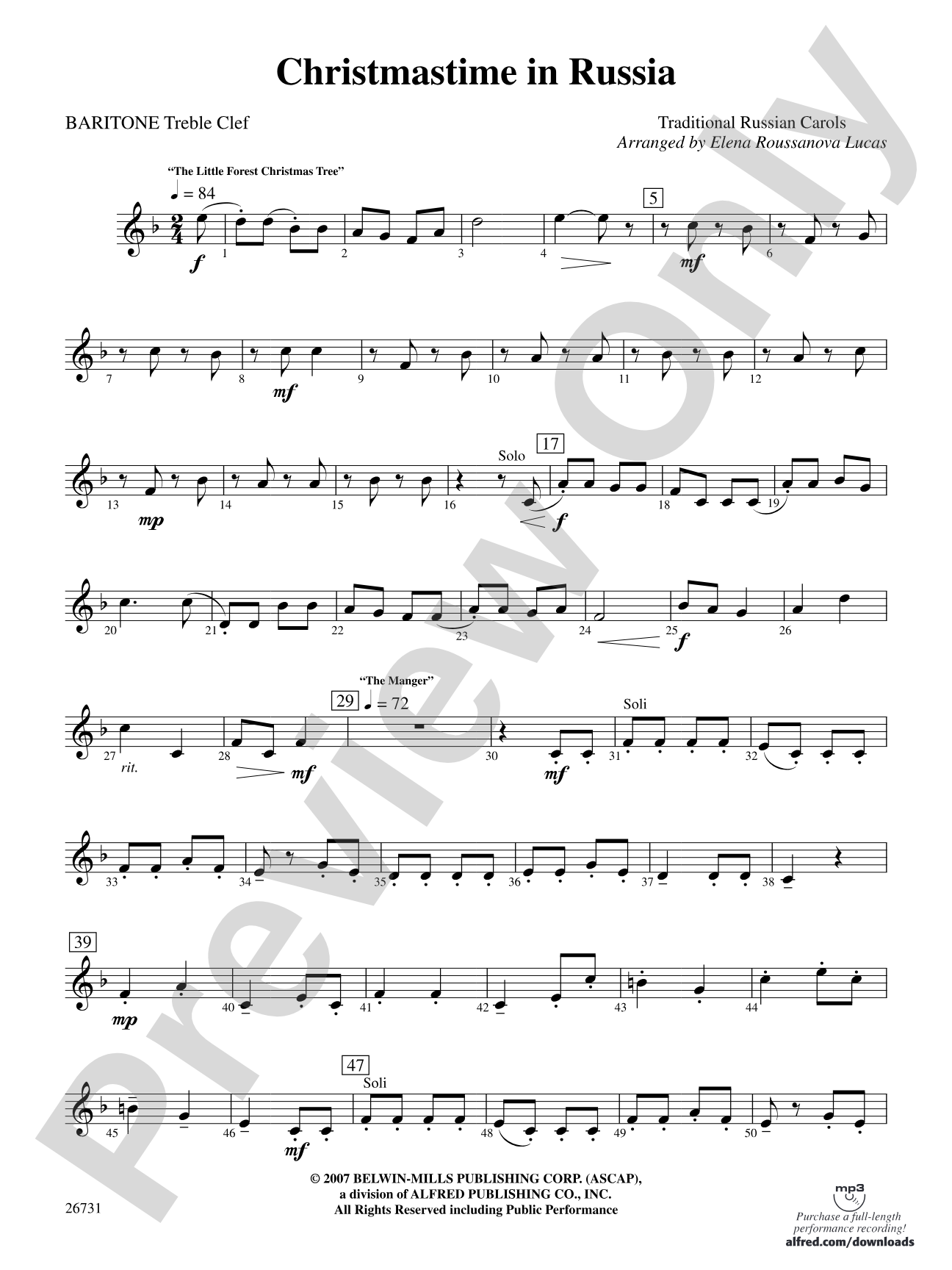Christmastime in Russia: Baritone T.C.