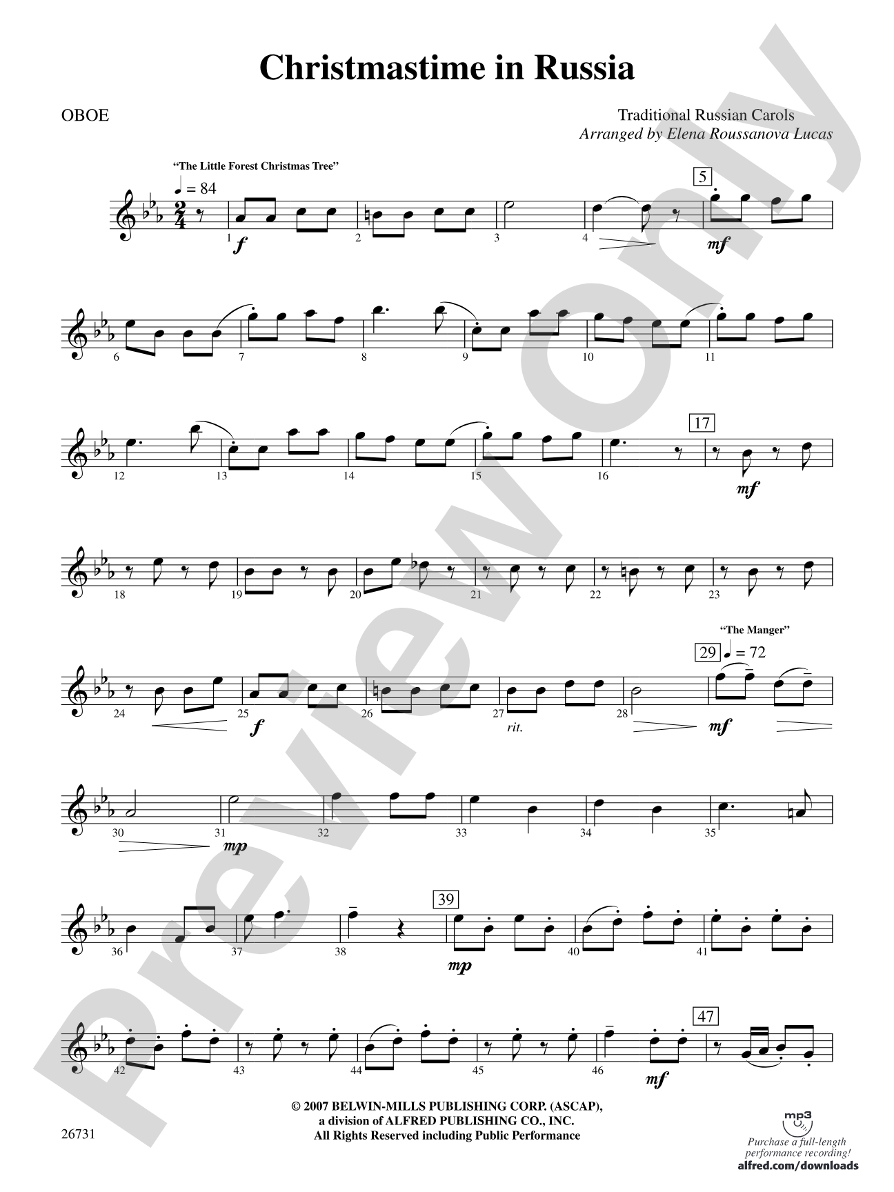 Christmastime in Russia: Oboe