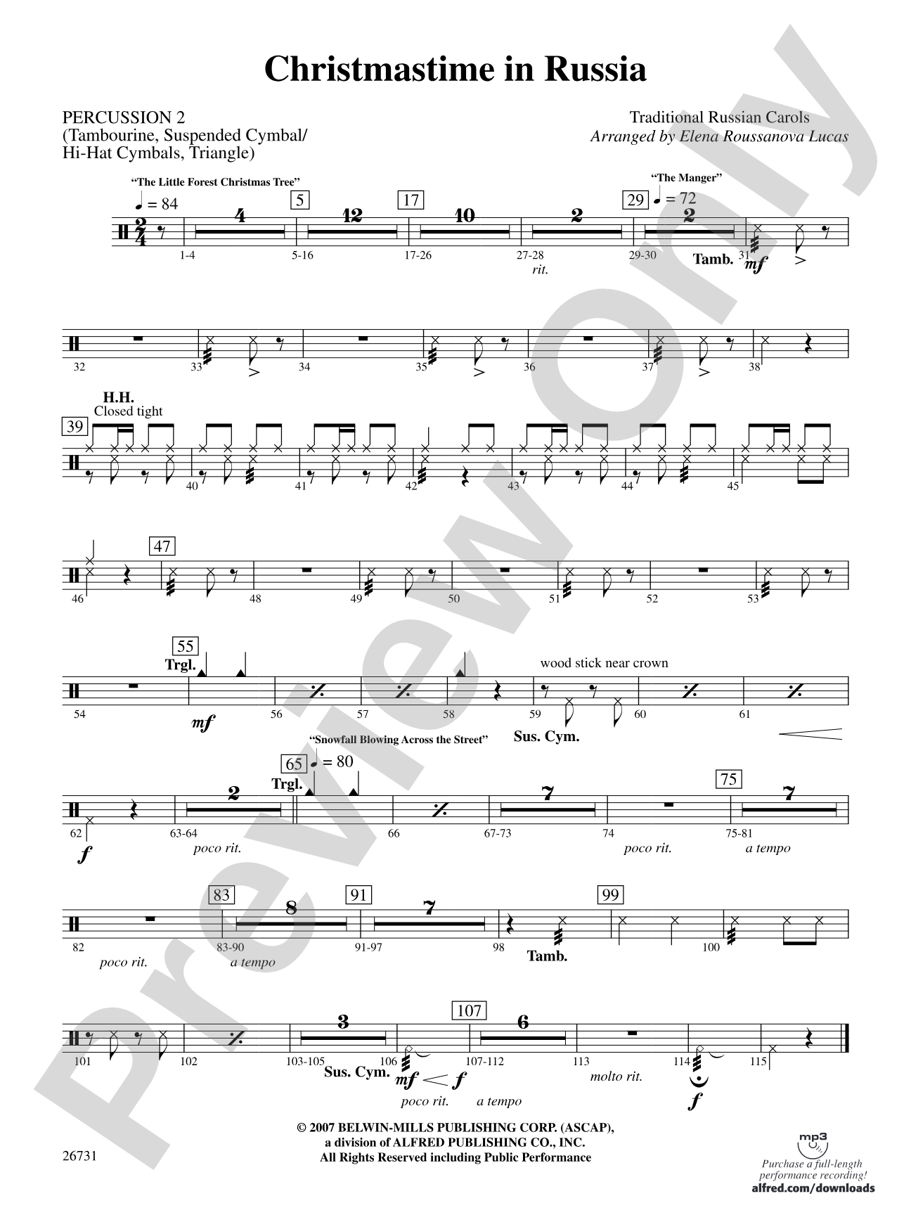 Christmastime in Russia: 2nd Percussion