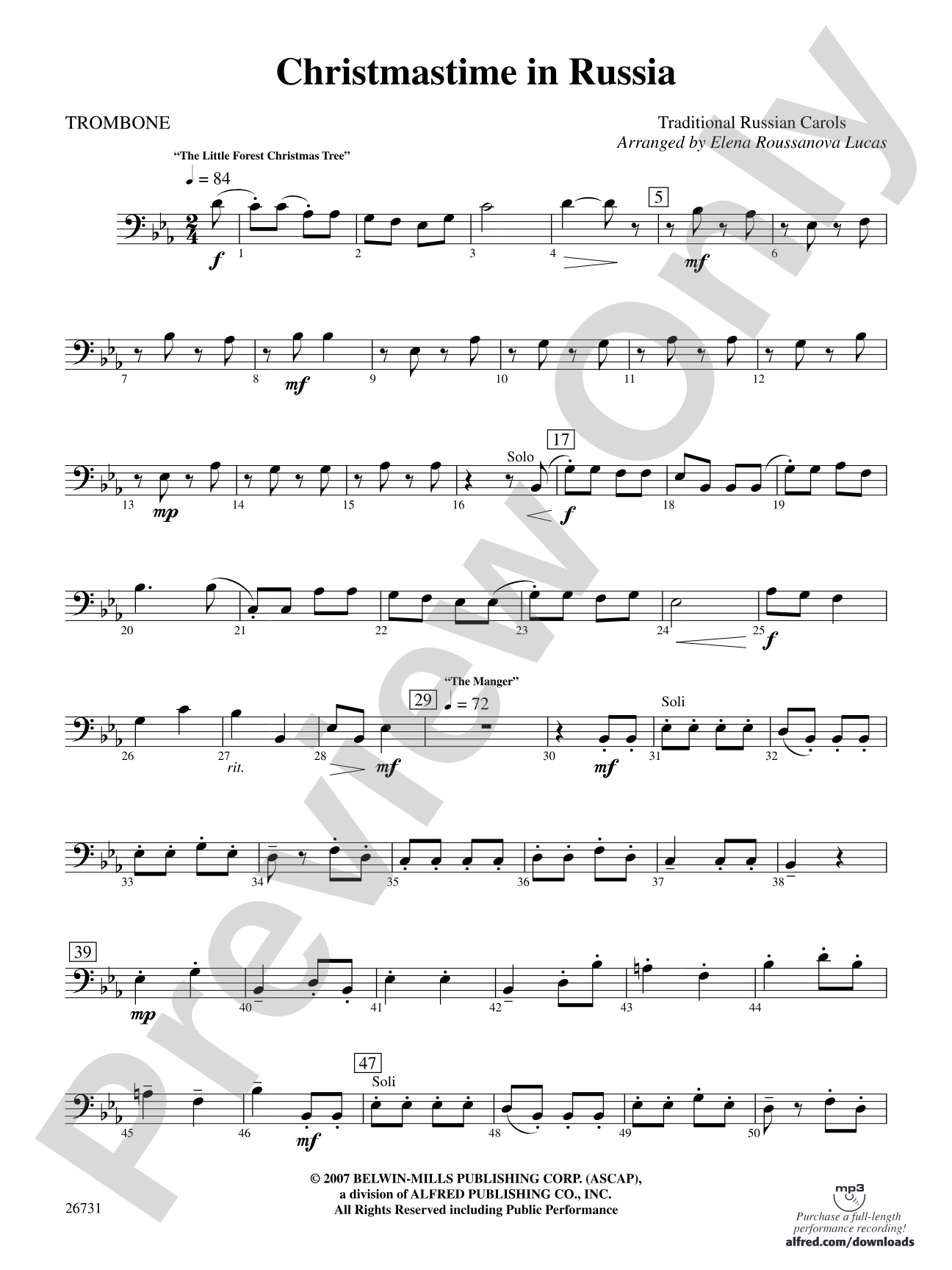 Christmastime in Russia: 1st Trombone