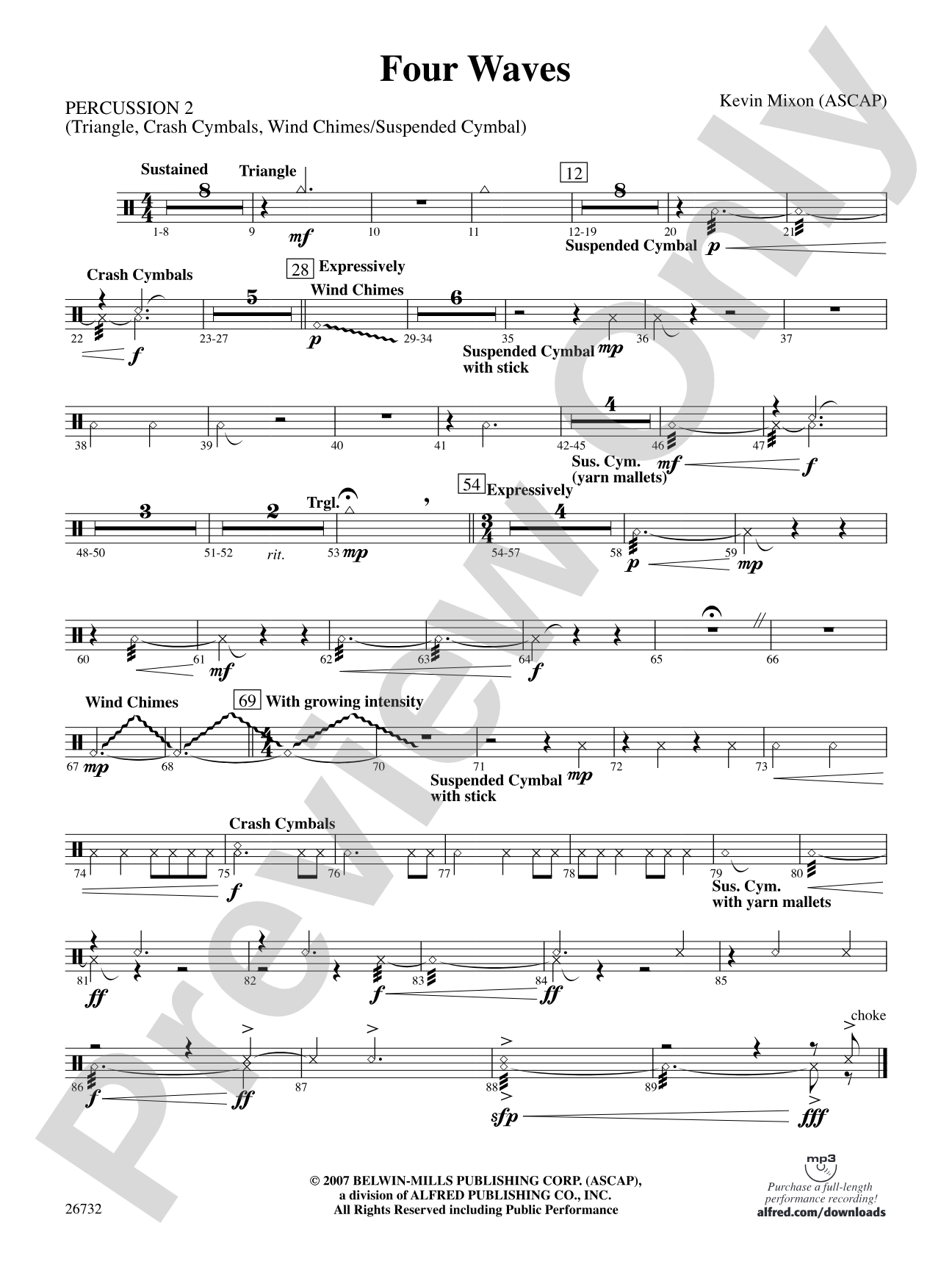 Four Waves: 2nd Percussion