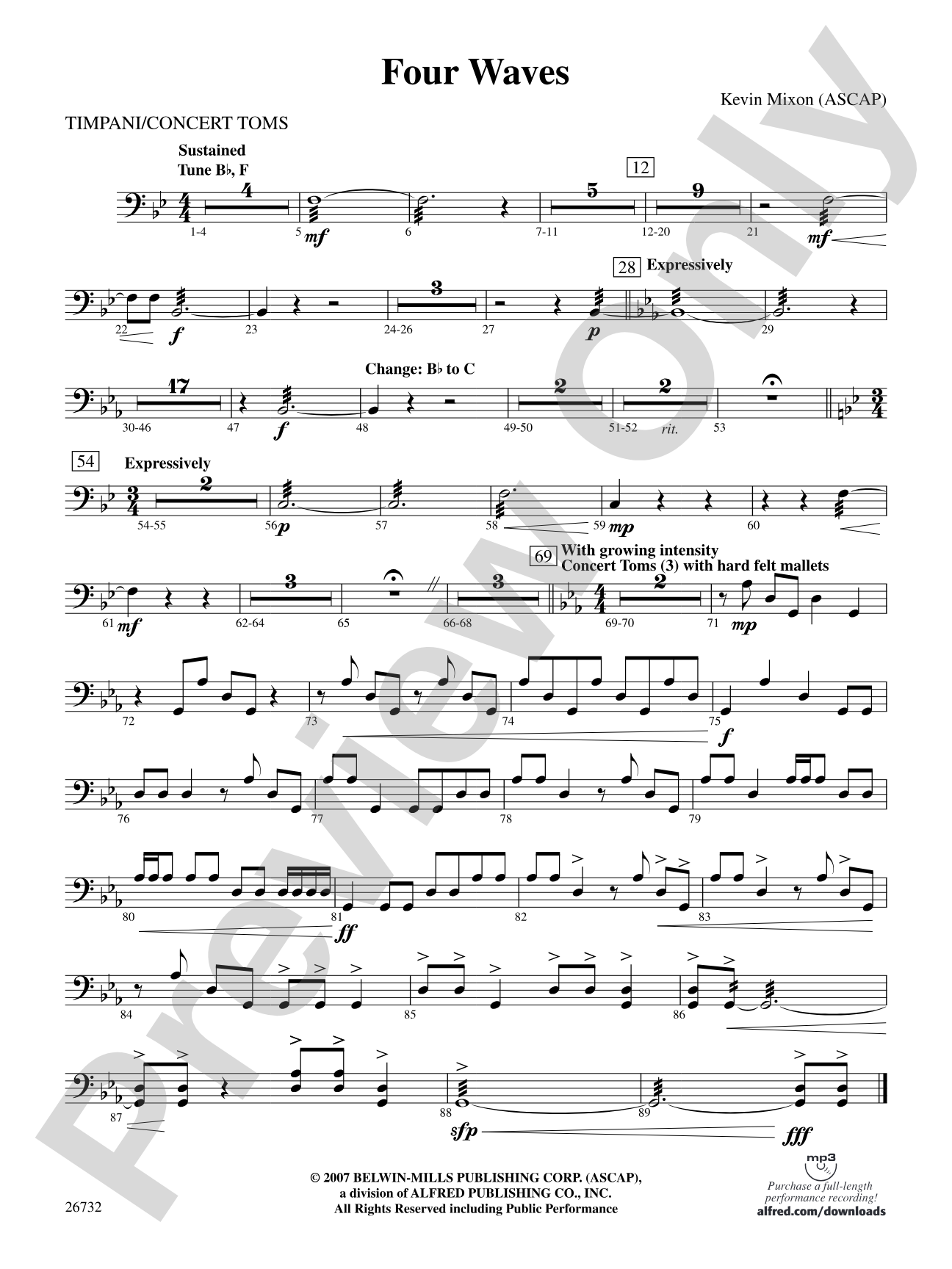 Four Waves: Timpani