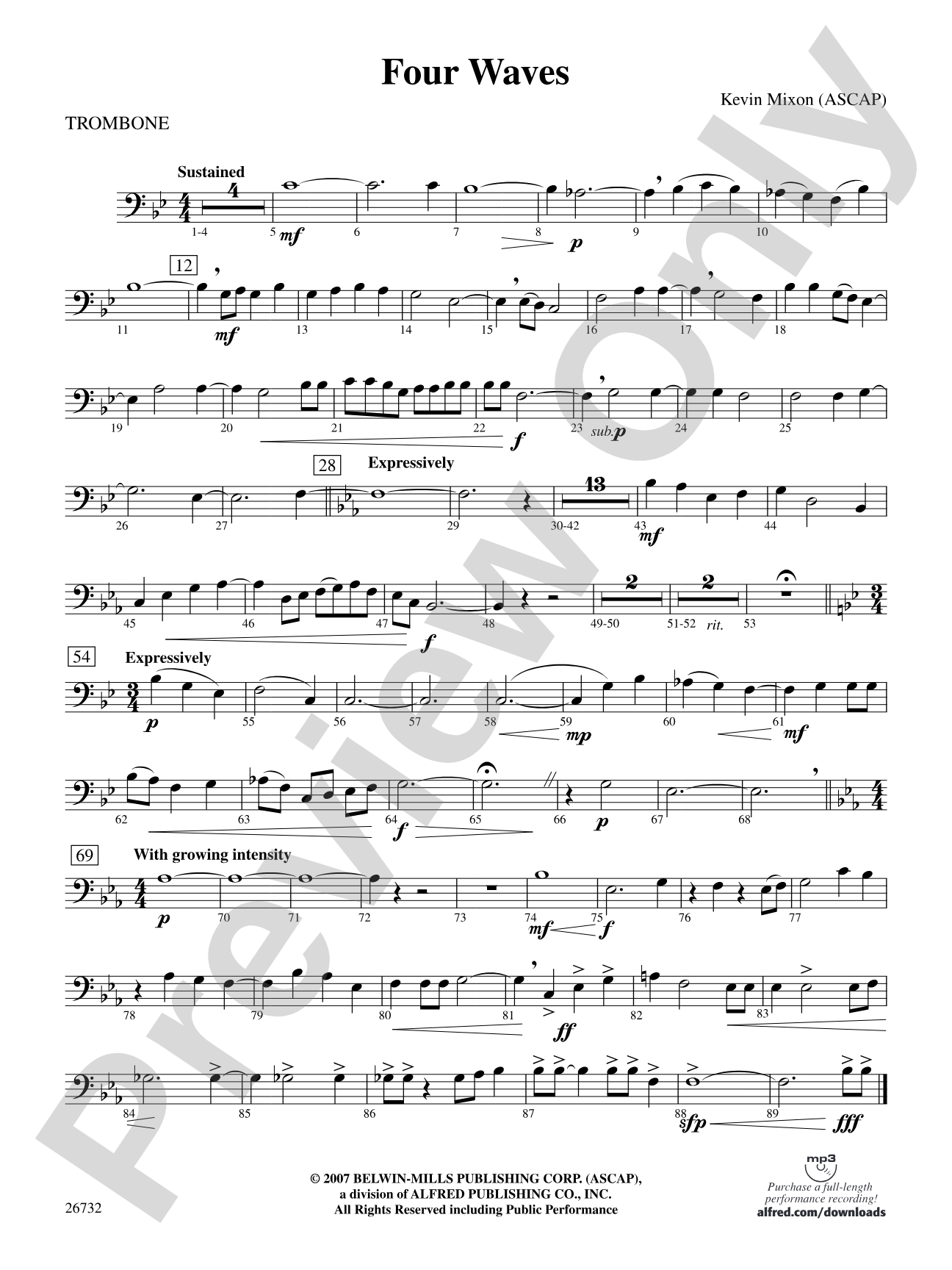 Four Waves: 1st Trombone