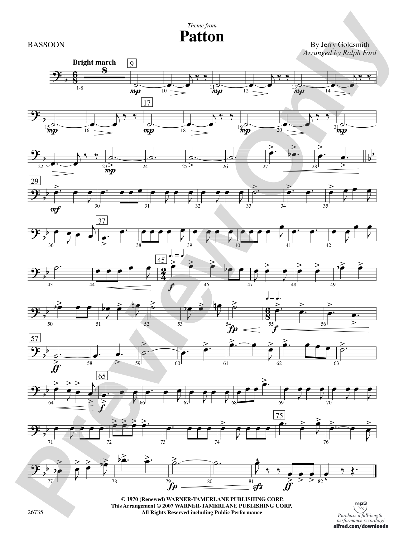 Patton: Bassoon