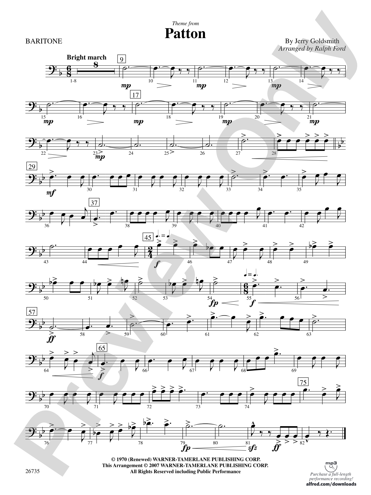 Patton: Baritone B.C.