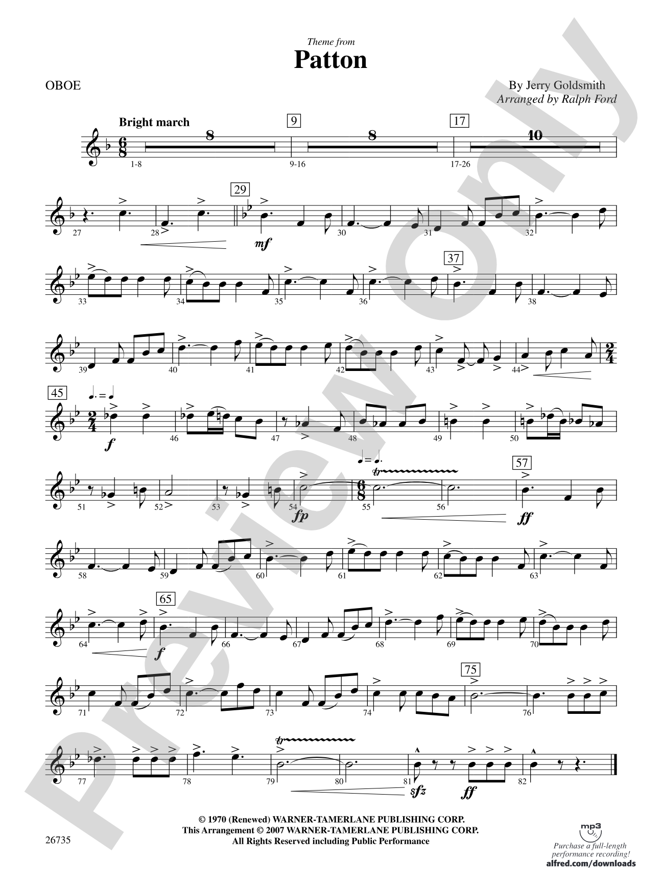 Patton: Oboe