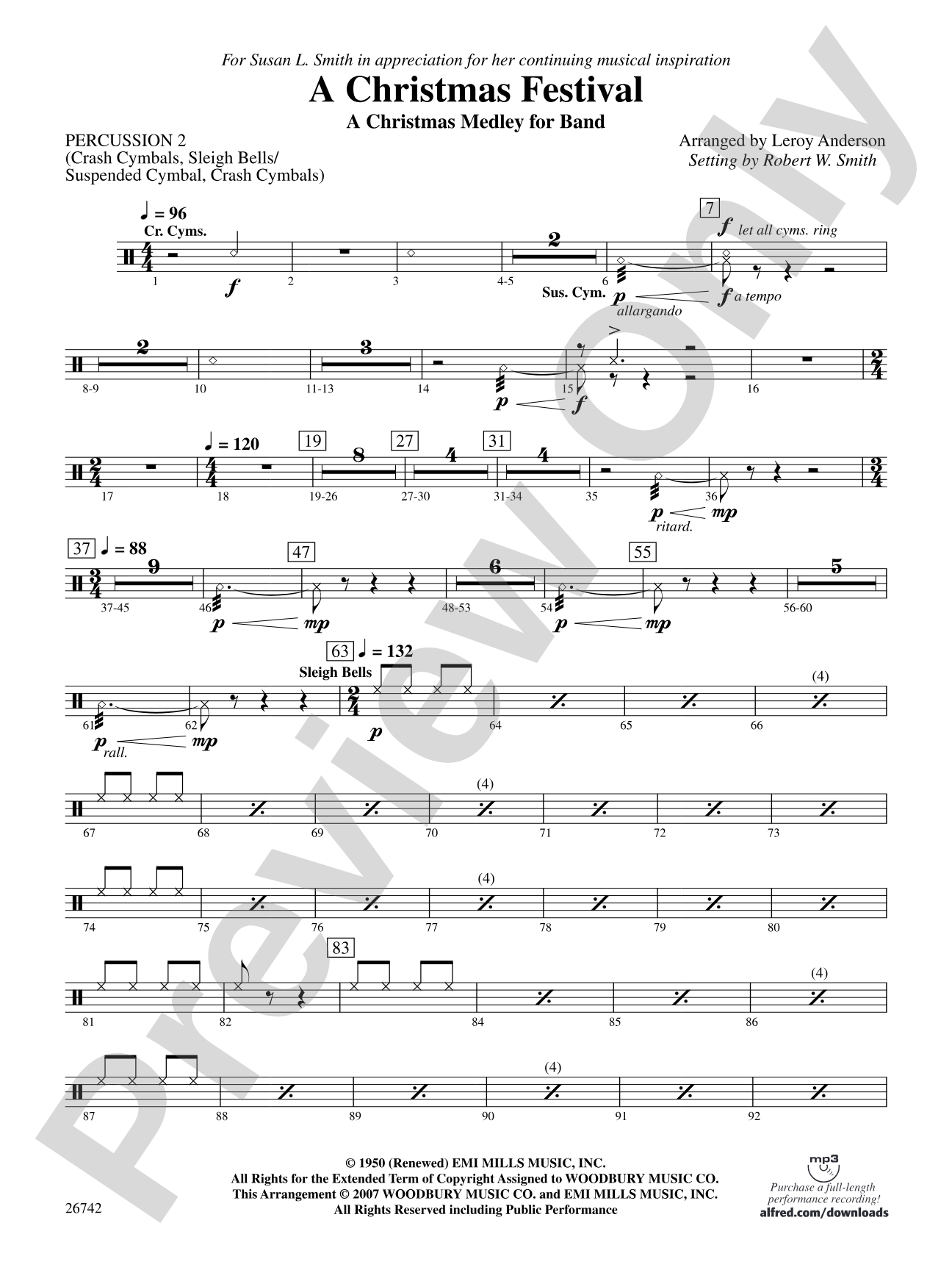 A Christmas Festival: 2nd Percussion