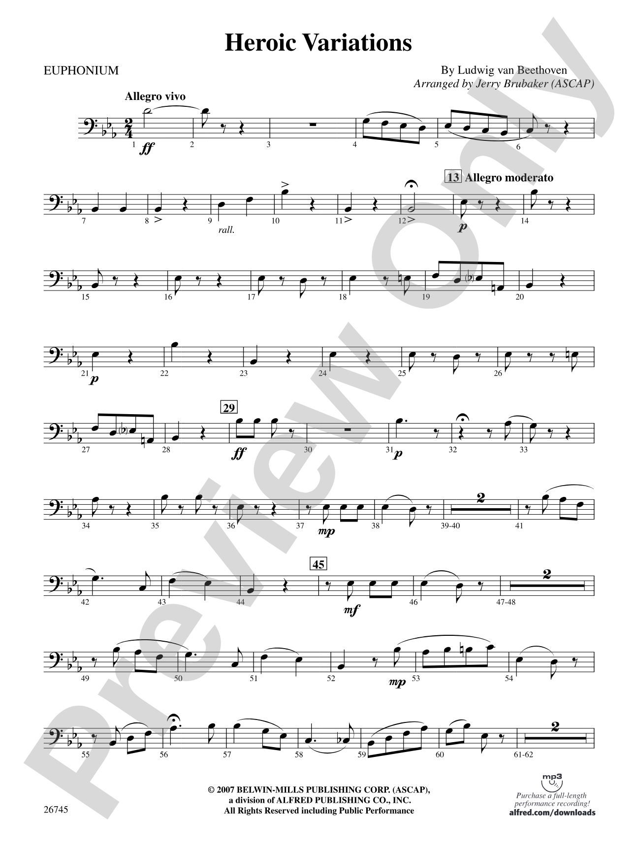 Heroic Variations: Baritone B.C.