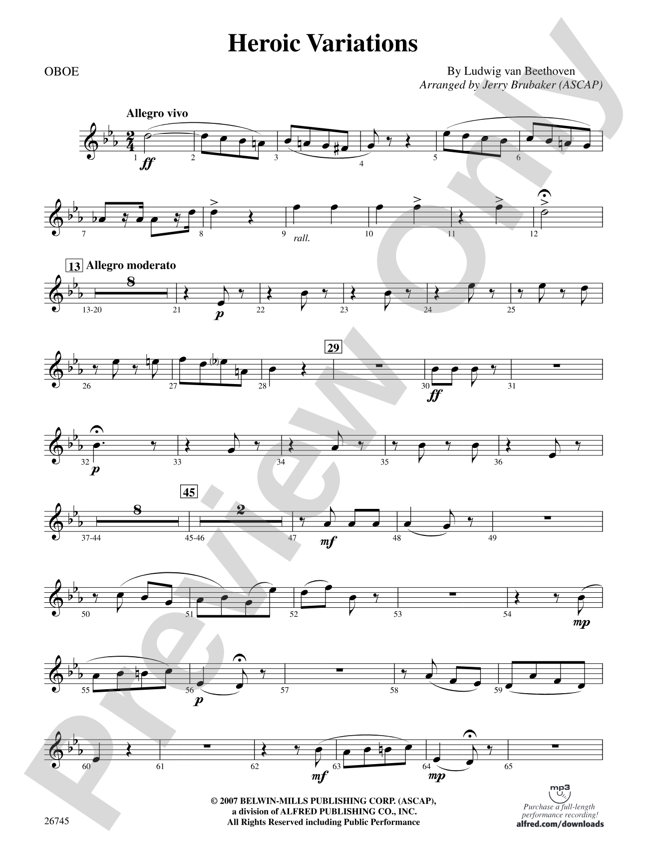 Heroic Variations: Oboe