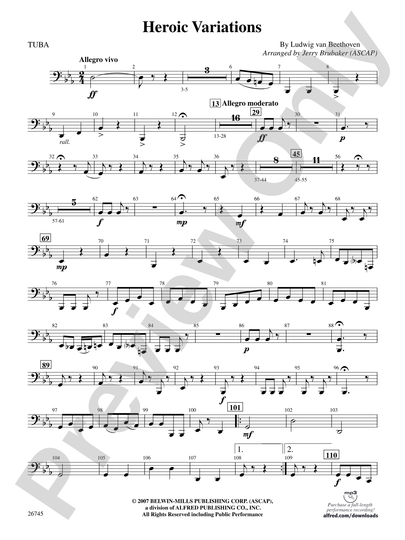 Heroic Variations: Tuba
